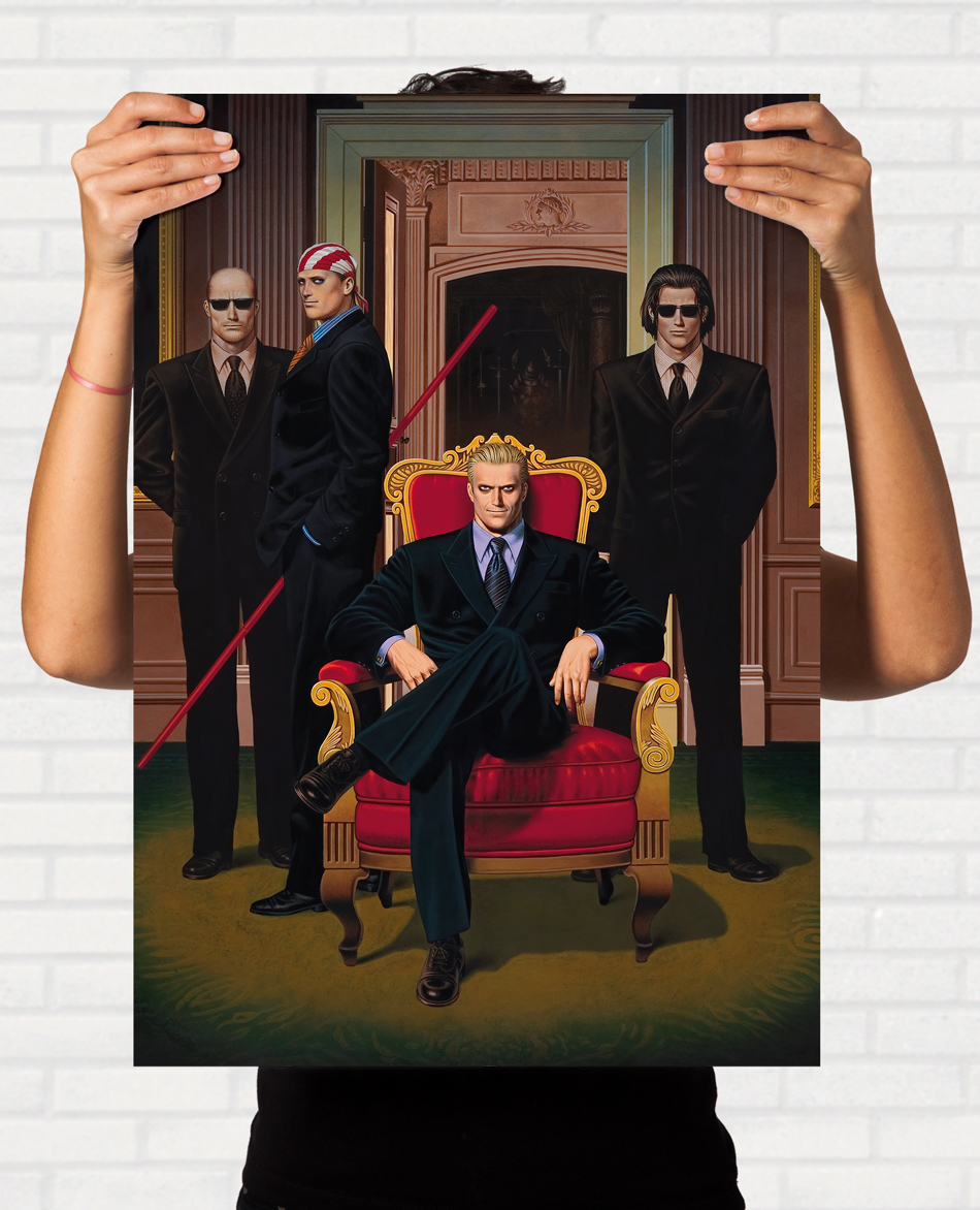 Quadro Real Bout Fatal Fury Geese Howard - Pôster Arcade SNK