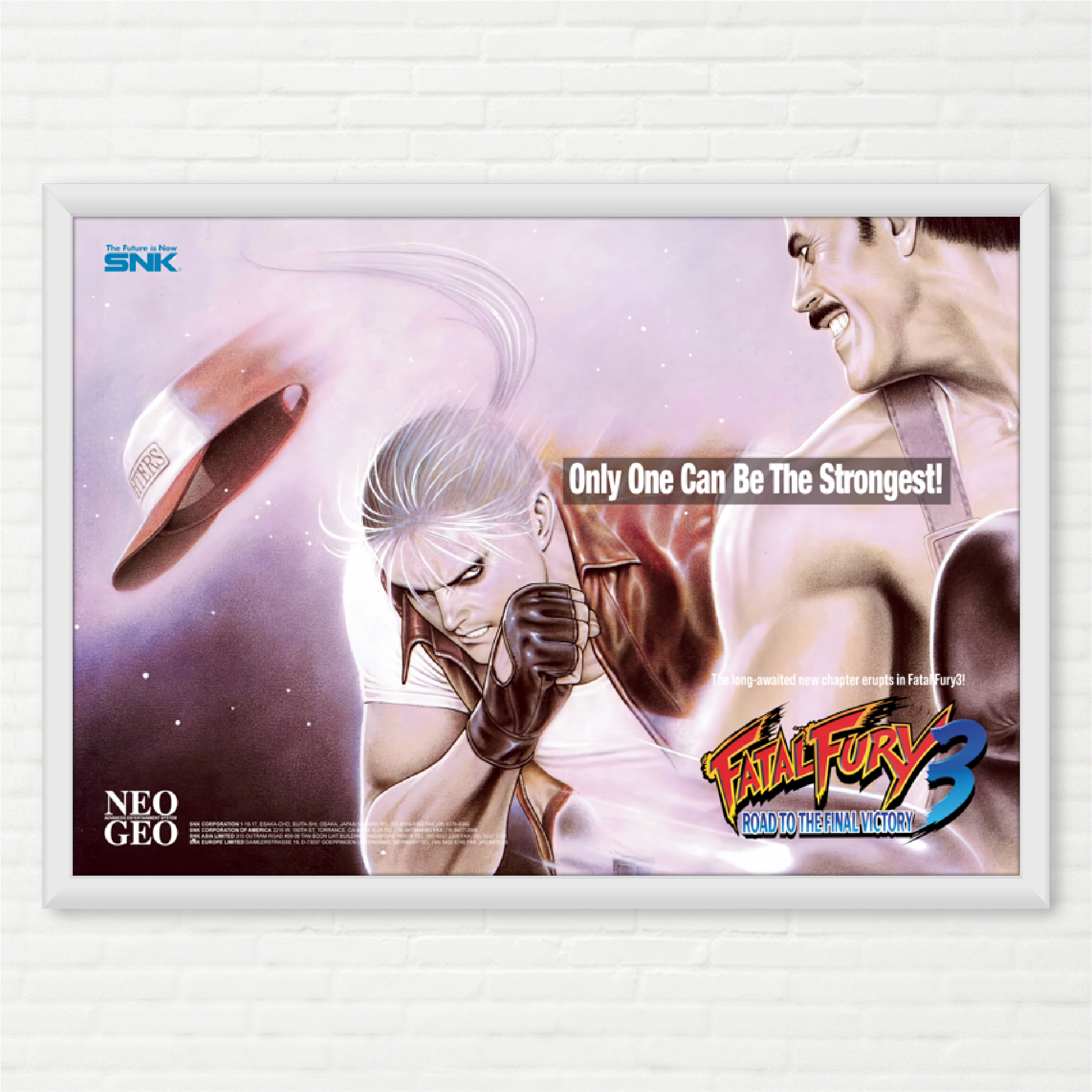【ポスター】FINAL 「OPEN」 Quadro Fatal Fury 3 Road - To The Final Victory Terry Poster