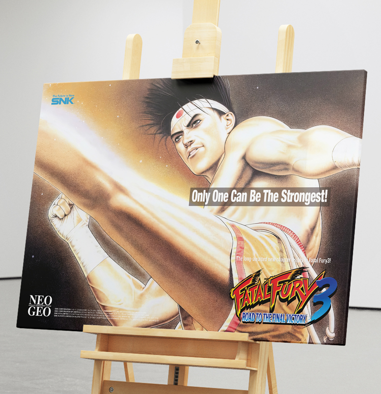 Quadro Fatal Fury 3 Road To The Final Victory Joe Higashi Pôster