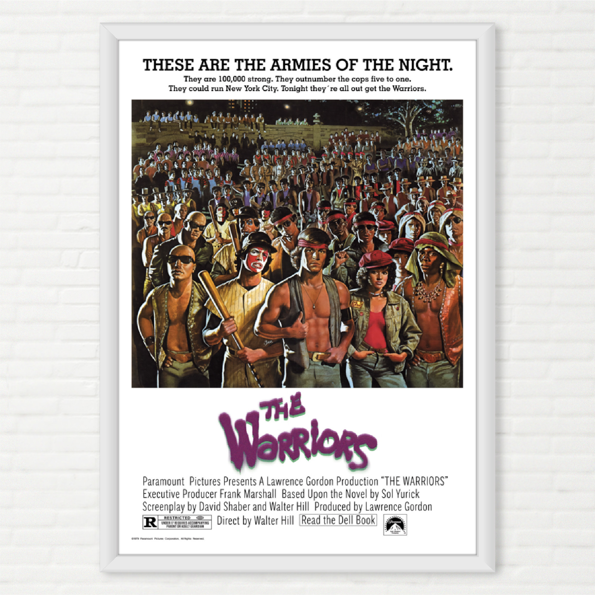 Quadro The Warriors Pôster Filme - Final Frame Quadros Decorativos