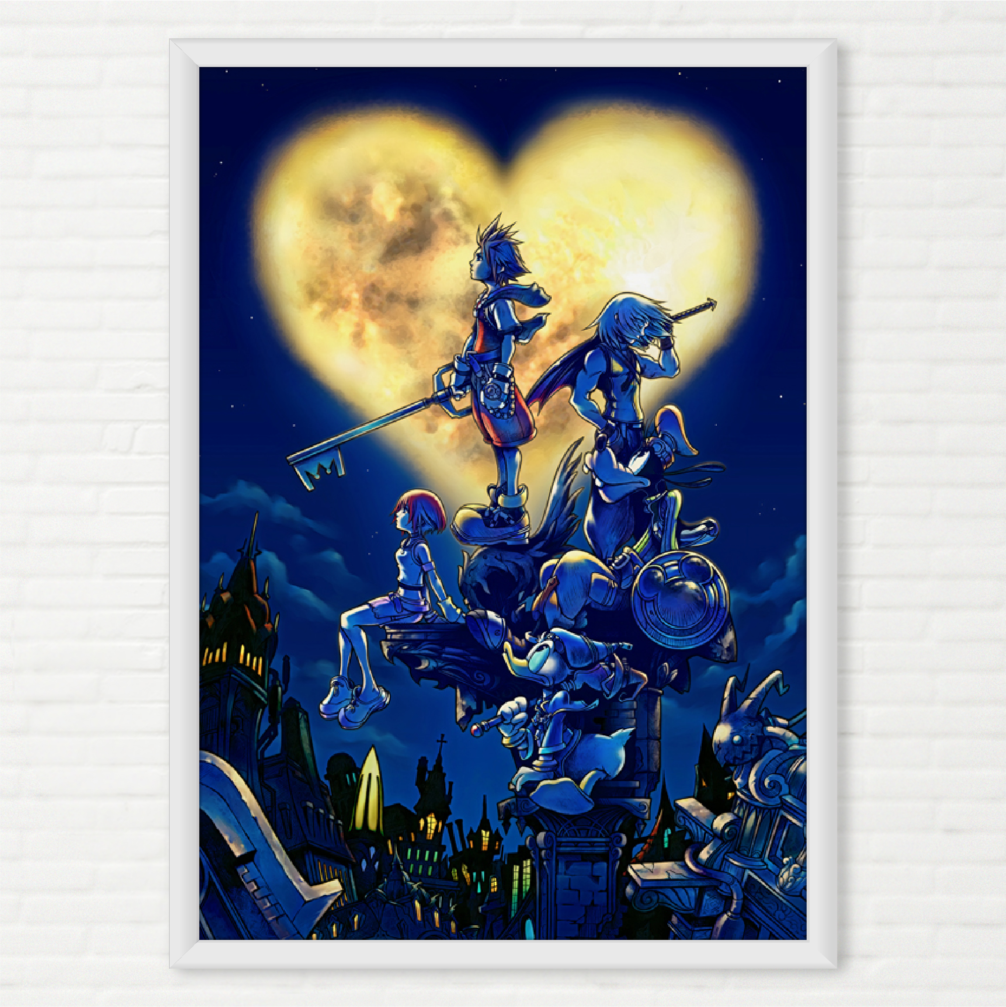 KINGDOM HEARTS II ポスター PS2『キングダム ハーツII』販促ポスター スクウェア・エニックス