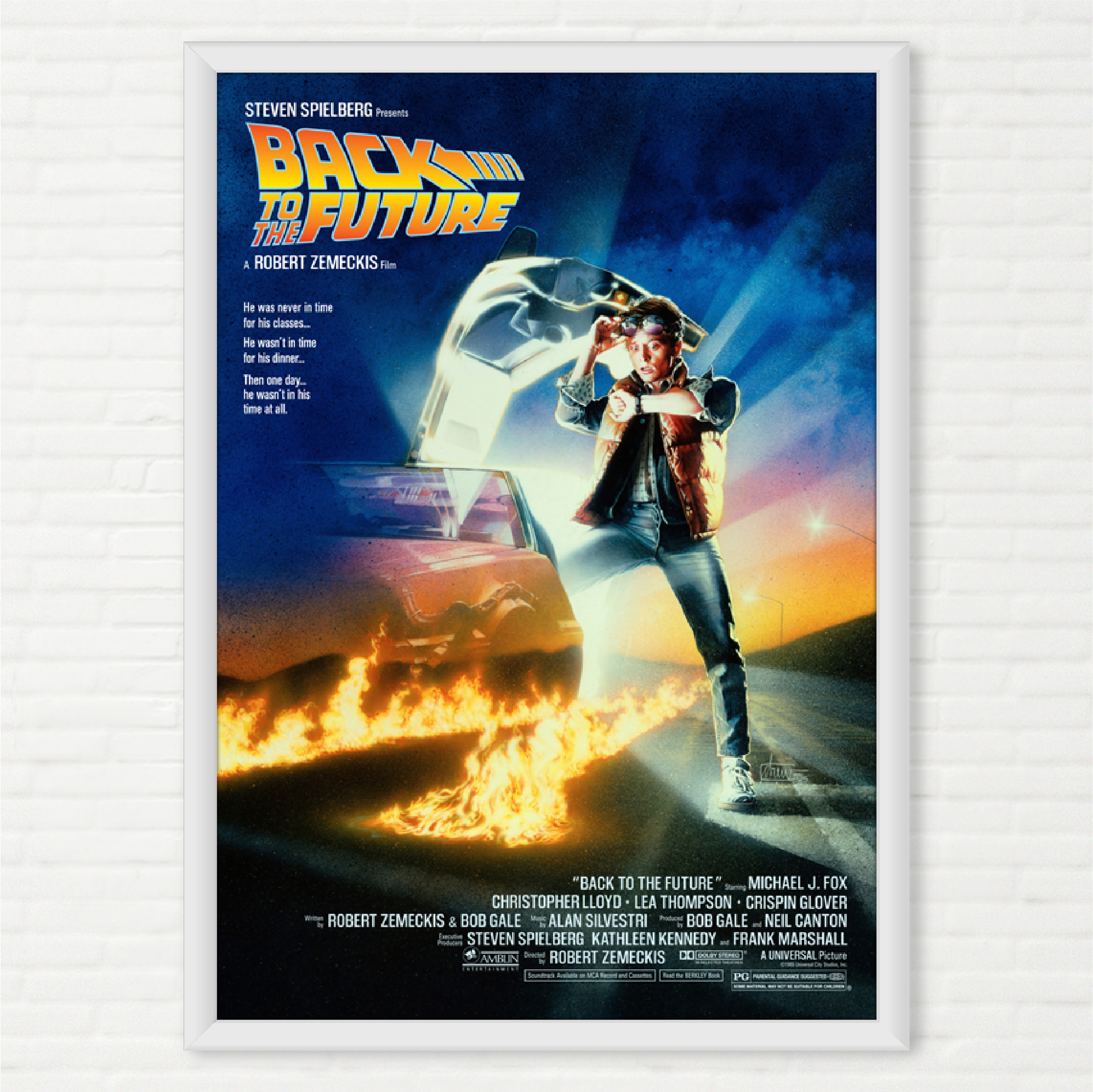 Quadro De Volta Para O Futuro Pôster Filme - Final Frame Quadros