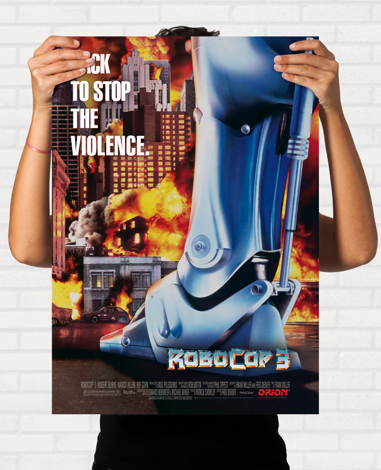 Poster Robocop 3 Pôster Filme - Final Frame Pôsteres Decorativos
