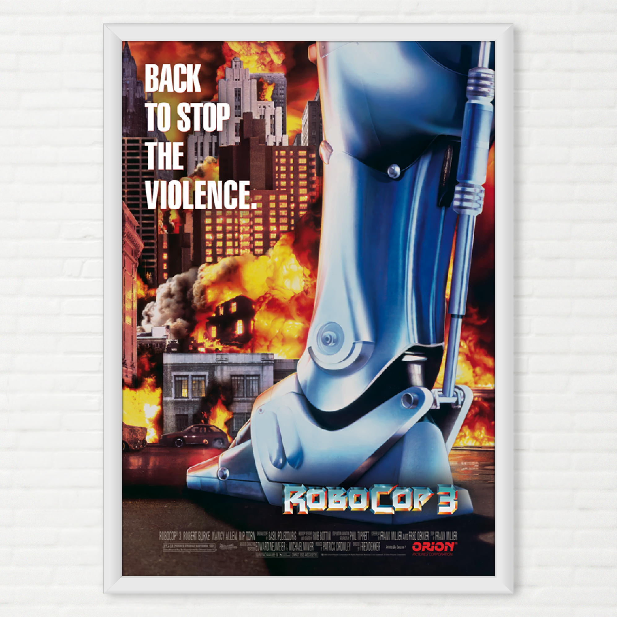 Poster Robocop 3 Pôster Filme - Final Frame Pôsteres Decorativos