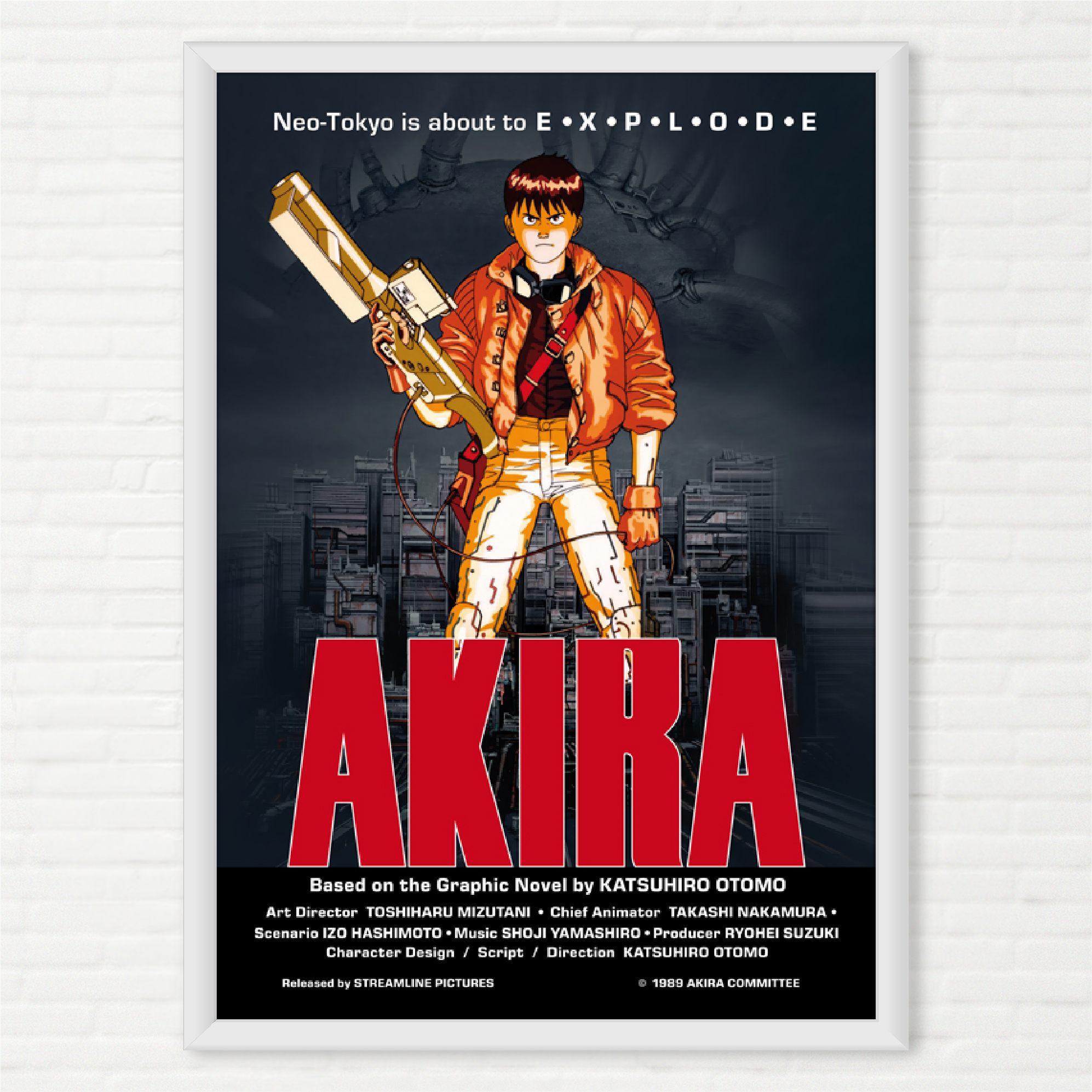 Quadro Akira Pôster 1988 Animação - Final Frame Quadros Decorativos
