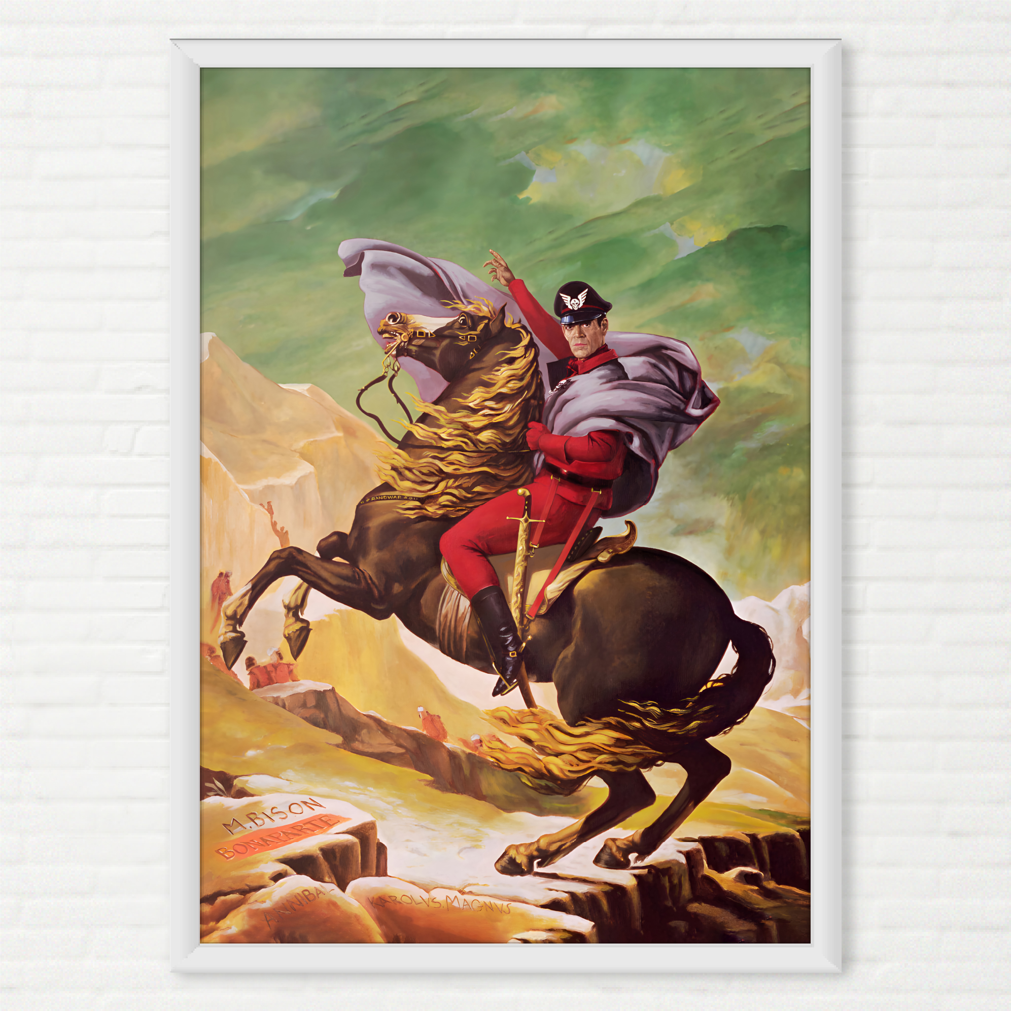 Poster Pintura M. Bison Napoleão Street Fighter O Filme - Final