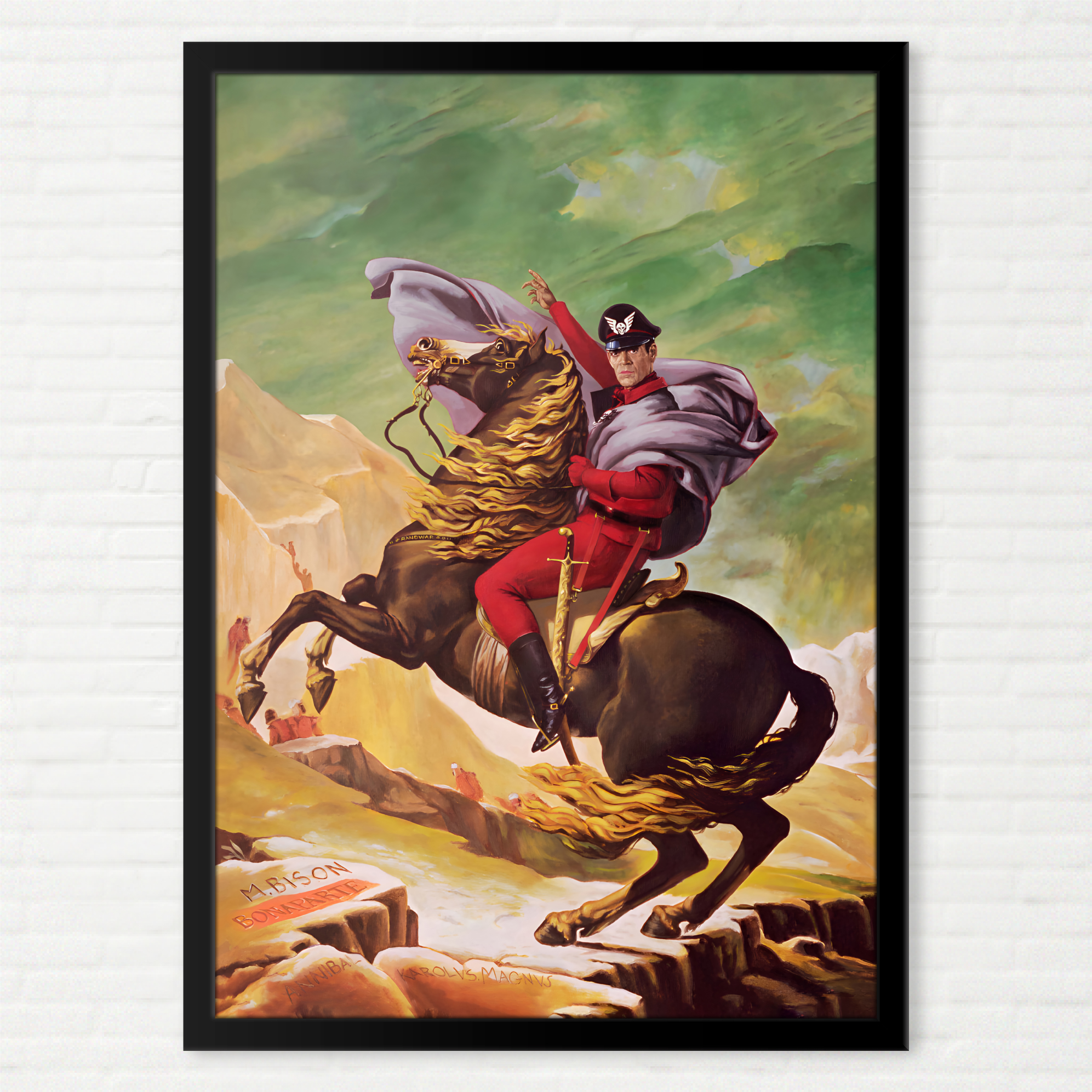 モノクローム 販促ポスター B2 PS2 2004年 鈴平ひろ Poster Pintura M. Bison Napoleão Street Fighter O Filme - Final