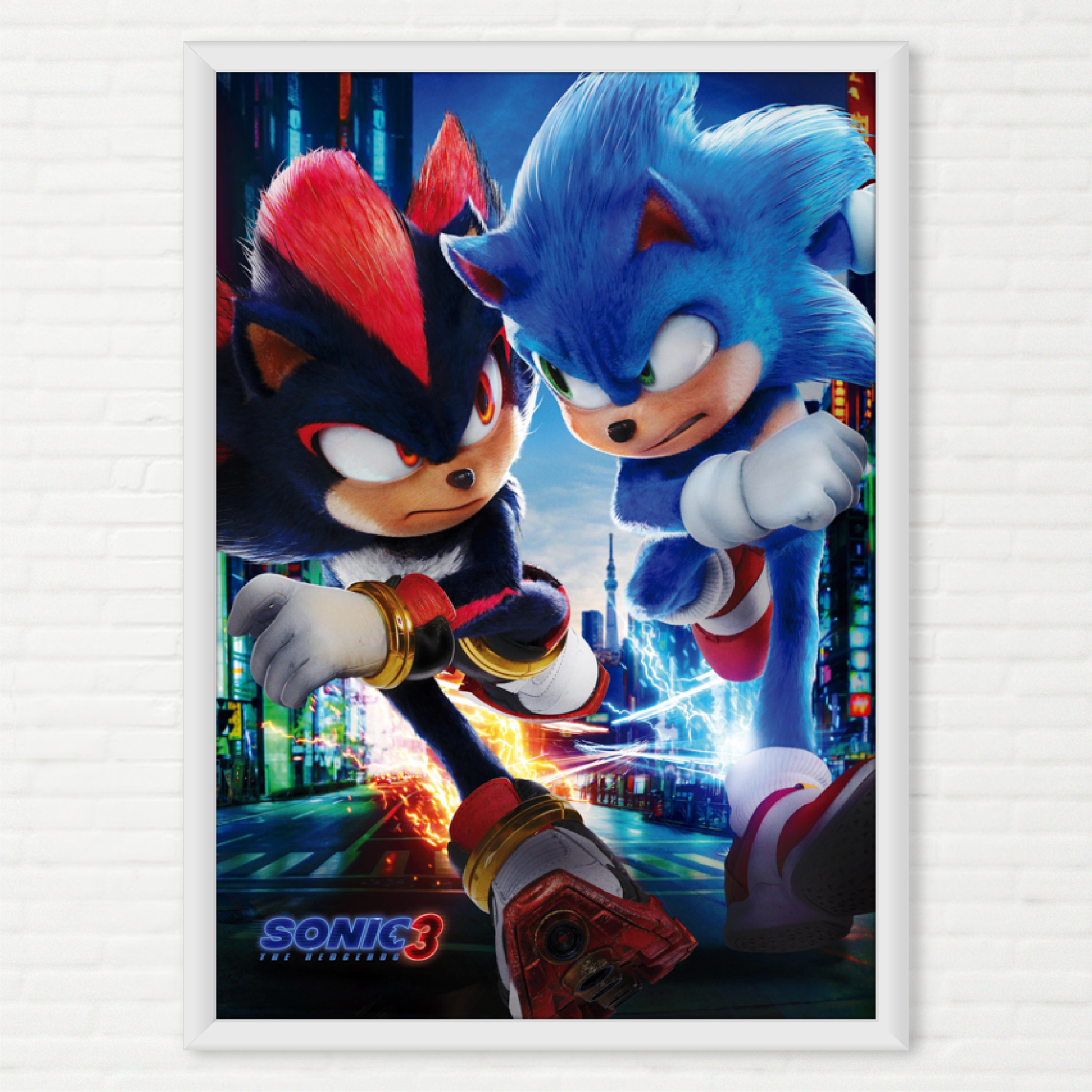 Poster Sonic The Hedgehog 3 - O Filme - Final Frame Pôsteres Decorativos