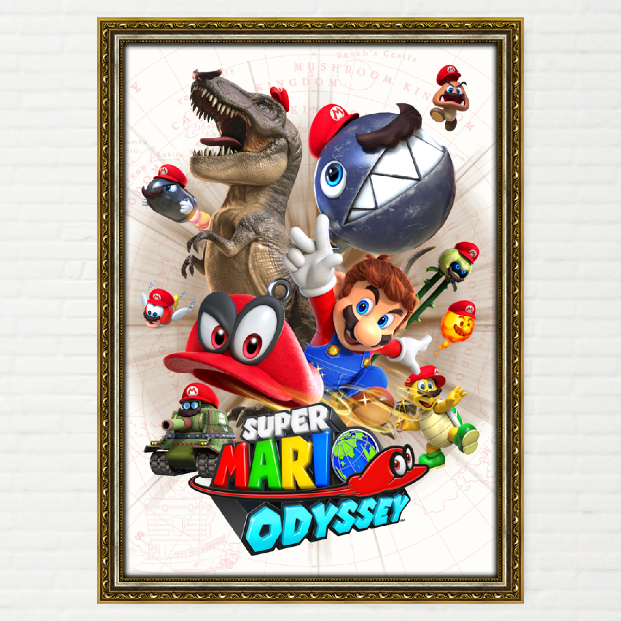 Quadro Super Mario Odyssey - Nintendo Switch - Final Frame