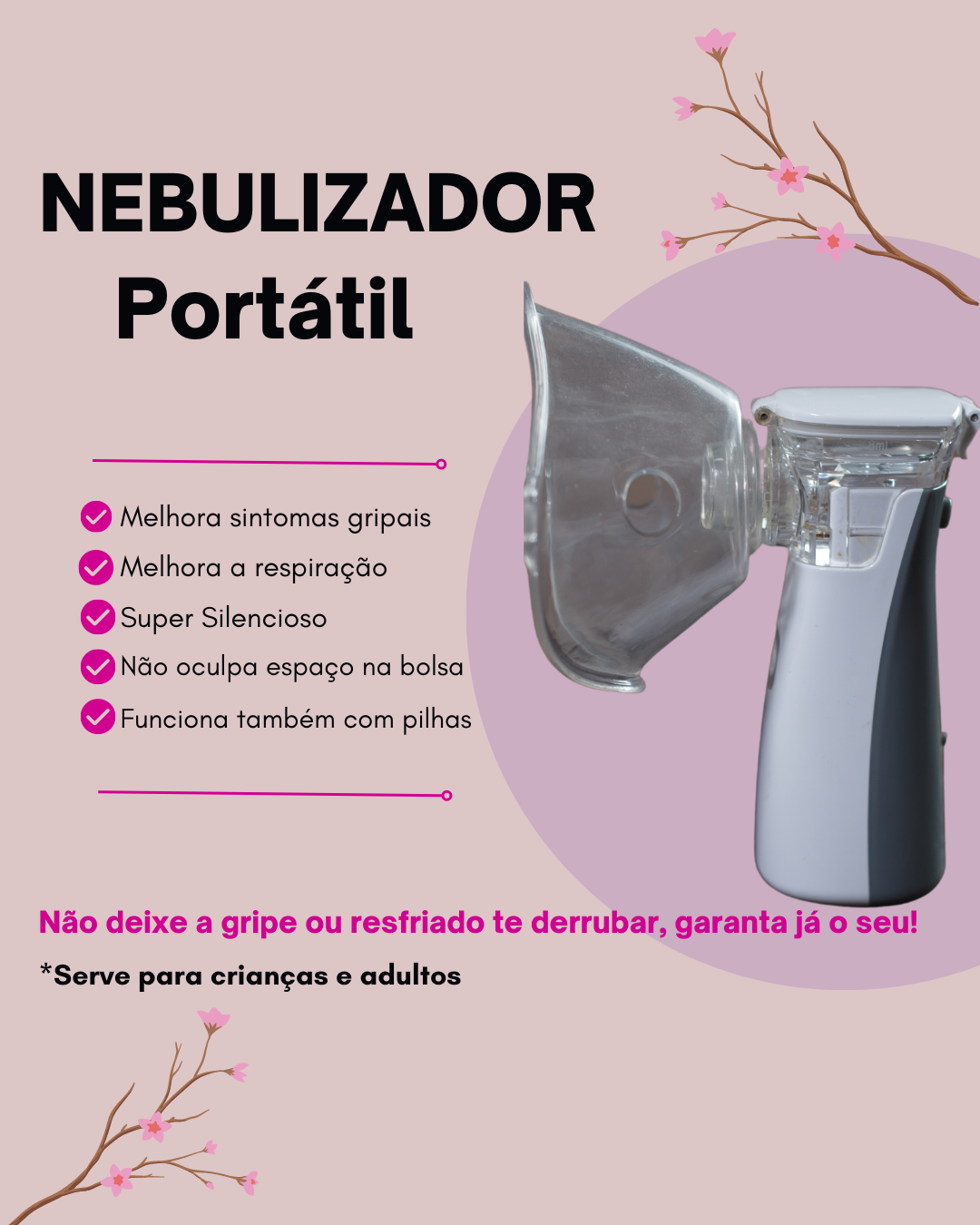 Nebulizador Portatil - Stella Pontes