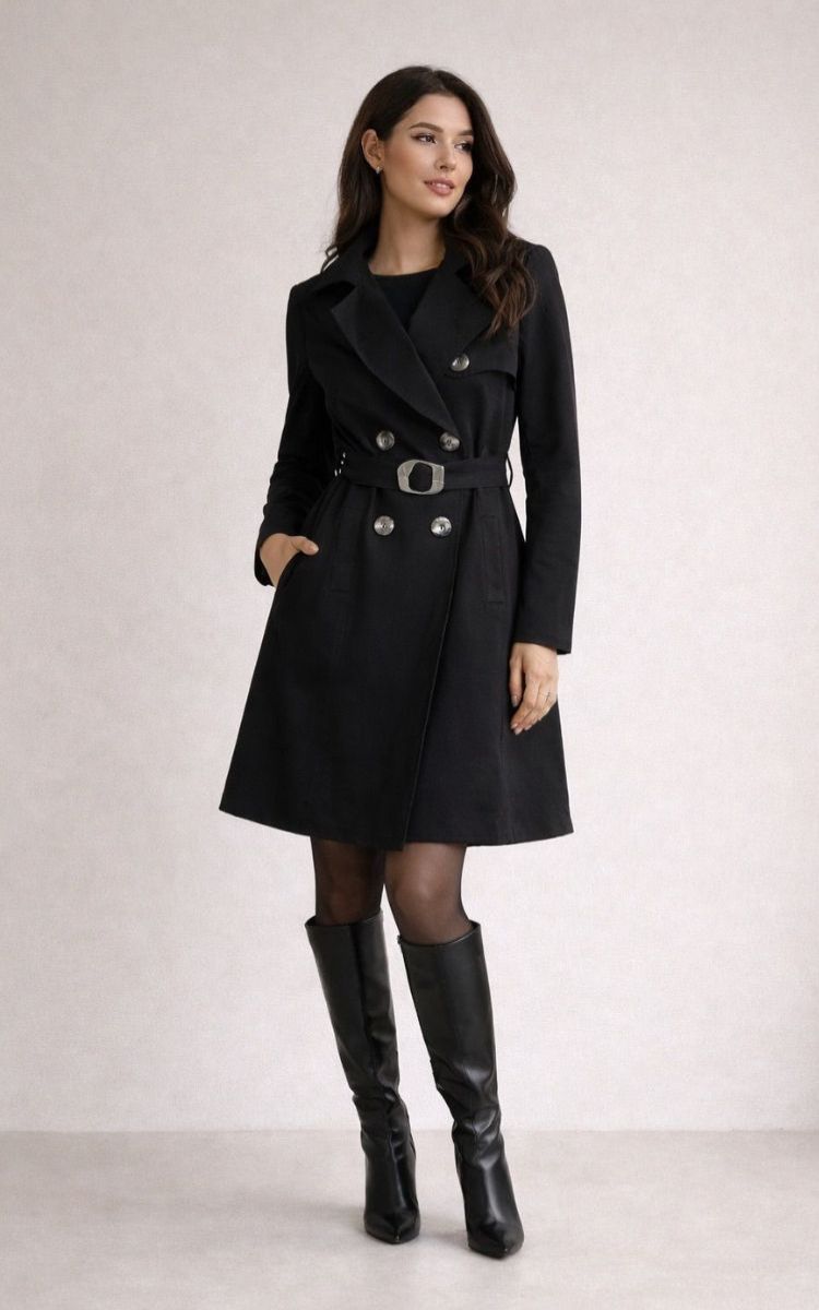 Trench Coat Longo Feminino Lola | EMD - EMDI | Loja Oficial