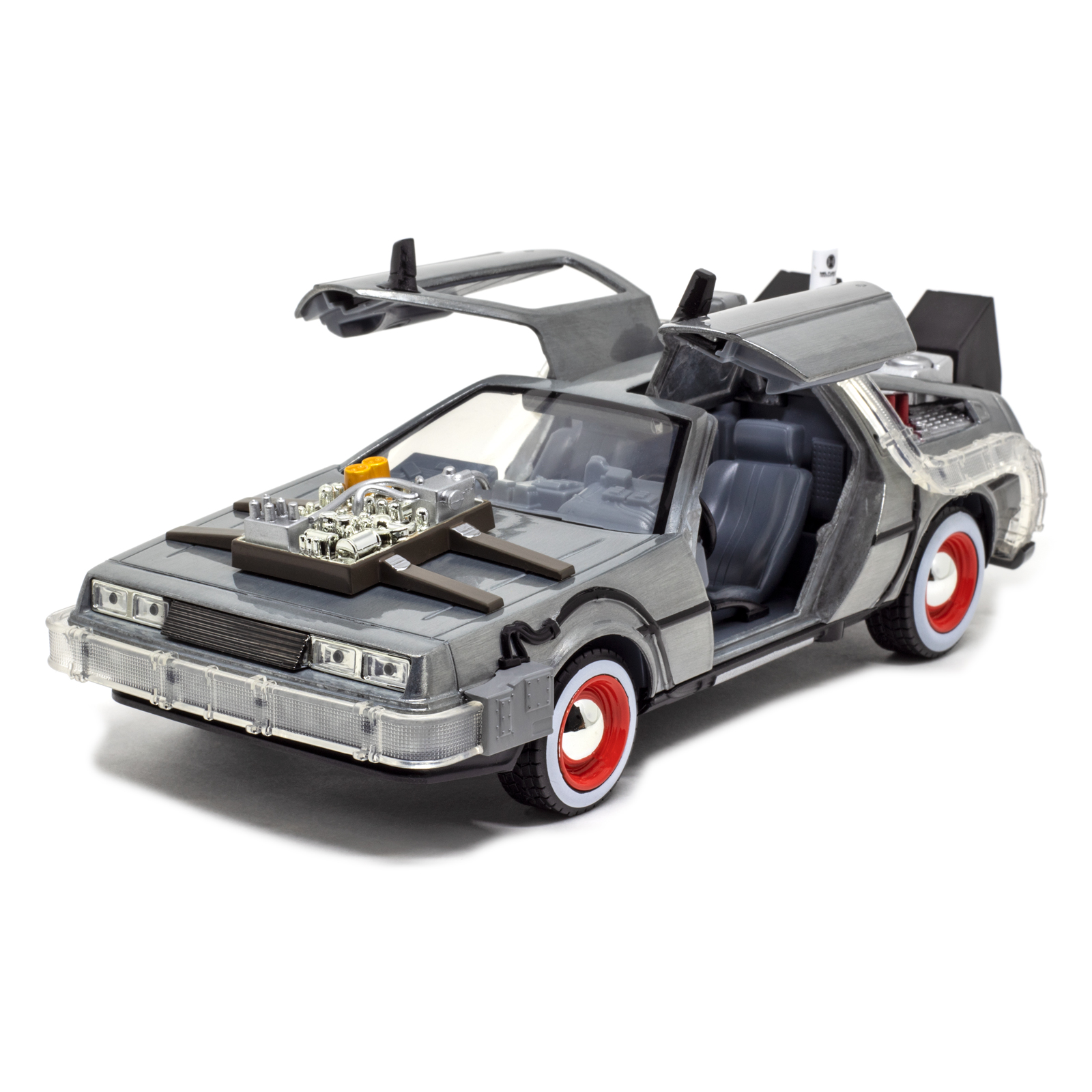 Miniatura Delorean De Volta Para O Futuro C Luz Jada Smallcars Miniaturas