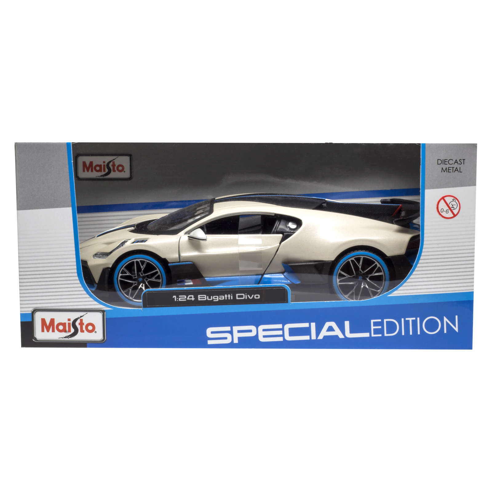 Miniatura De Carro Bugatti Divo Escala Maisto Smallcars Miniaturas