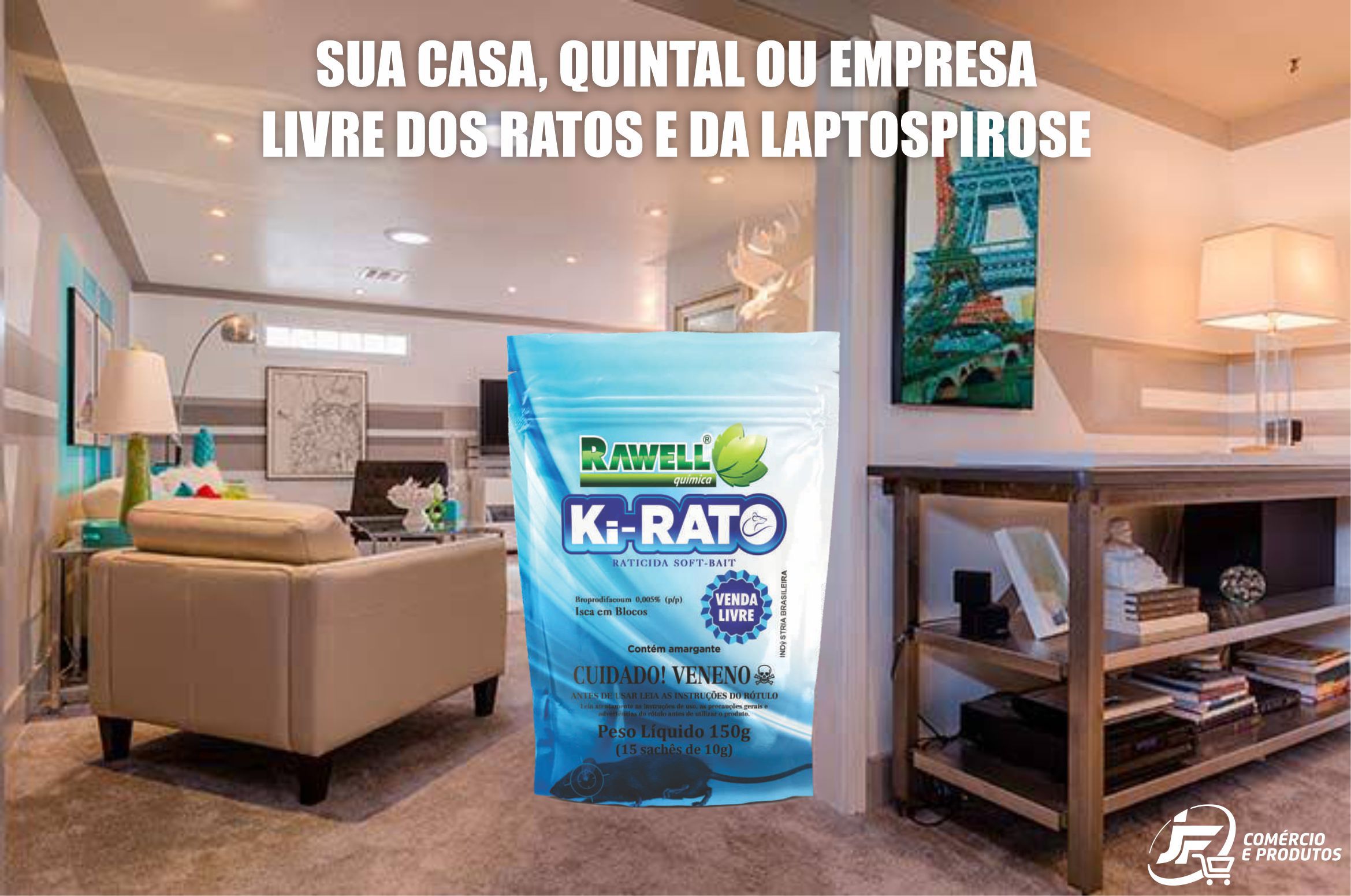 Ki-Rato Soft Bait 150g - Rawell Química - JF Comércio e Produtos
