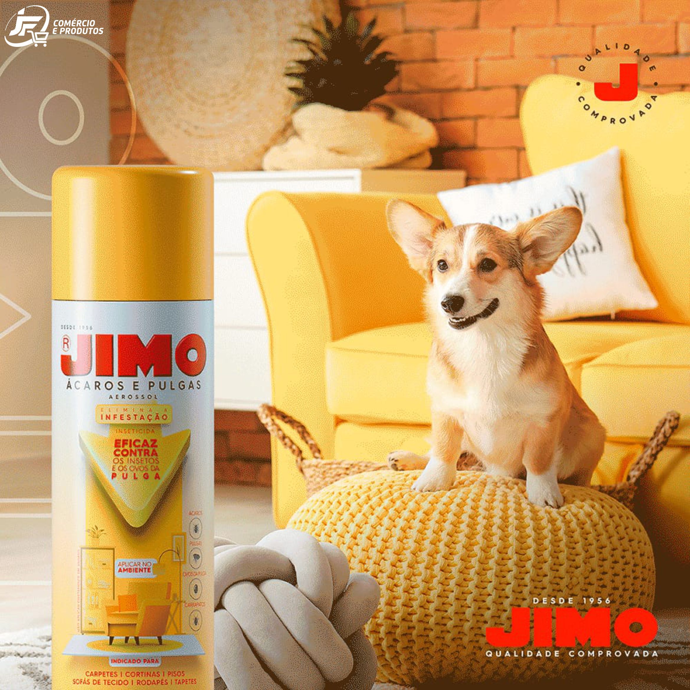 Jimo Ácaros e Pulgas 300ml - JF Comércio e Produtos