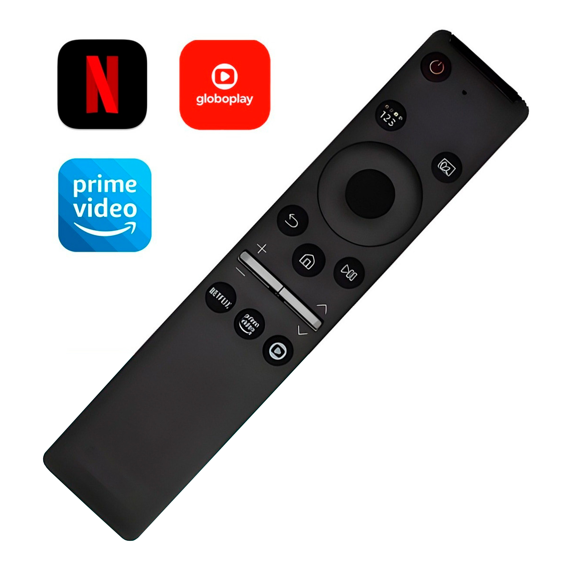 Controle Remoto Tv Samsung Smart Universal Netflix Globoplay - Temos Uai  Variedades