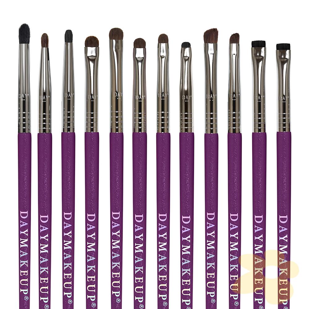 Kit 12 Pincéis De Precisão Daymakeup Lully Makeup Kit 12 Pincéis De Precisão Daymakeup Lully Makeup