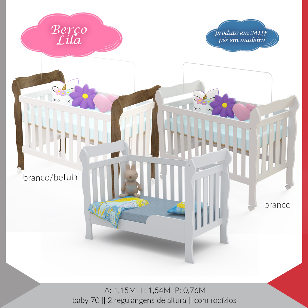 BERCO LILA MINI CAMA — imagem 5