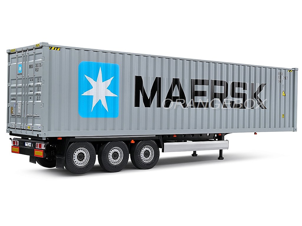 Miniature Remorque Porte-Container Maersk 1/24 SOLIDO