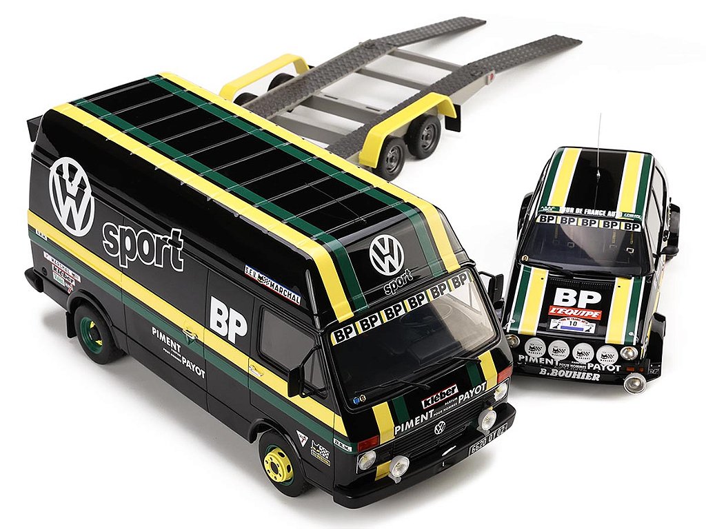 Décalcomanies 1/18 VW LT35 Audi HB Team - Colorado MC18015 UV