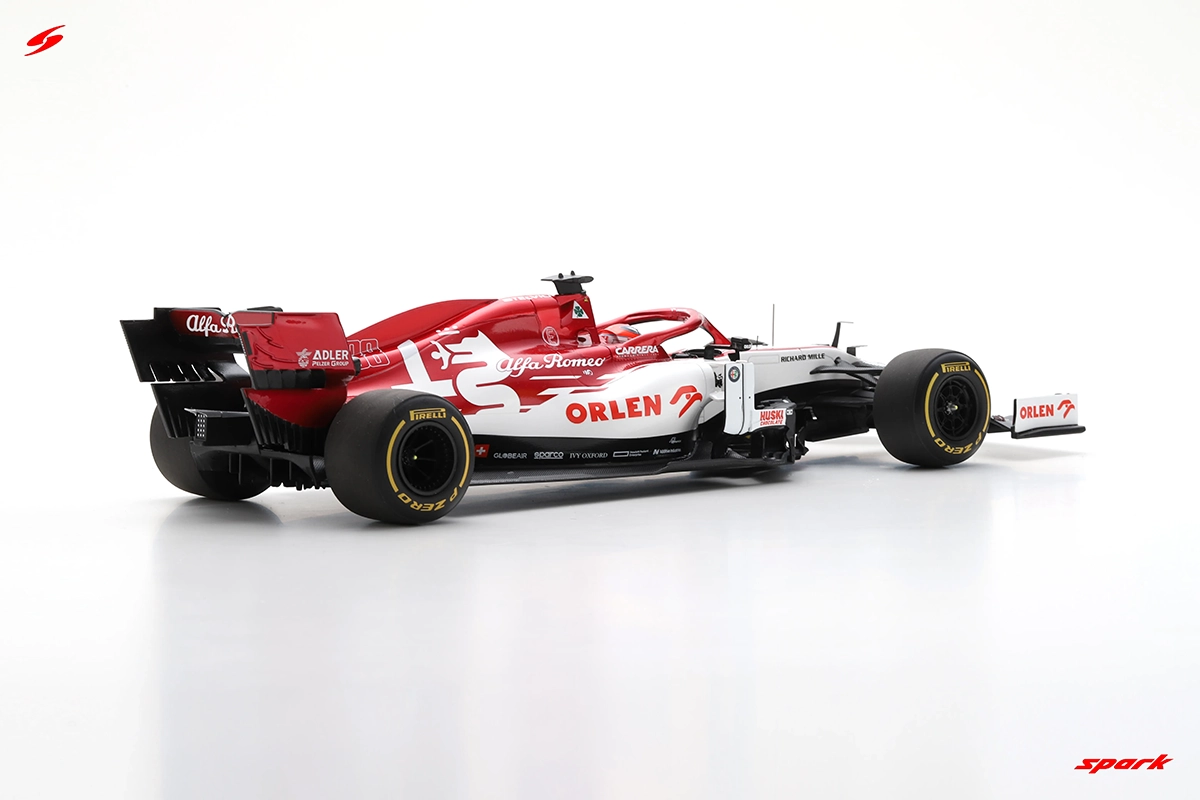 Fórmula 1 Alfa Romeo Racing ORLEN C39 Test 2020 Kubica 1:18 Spark