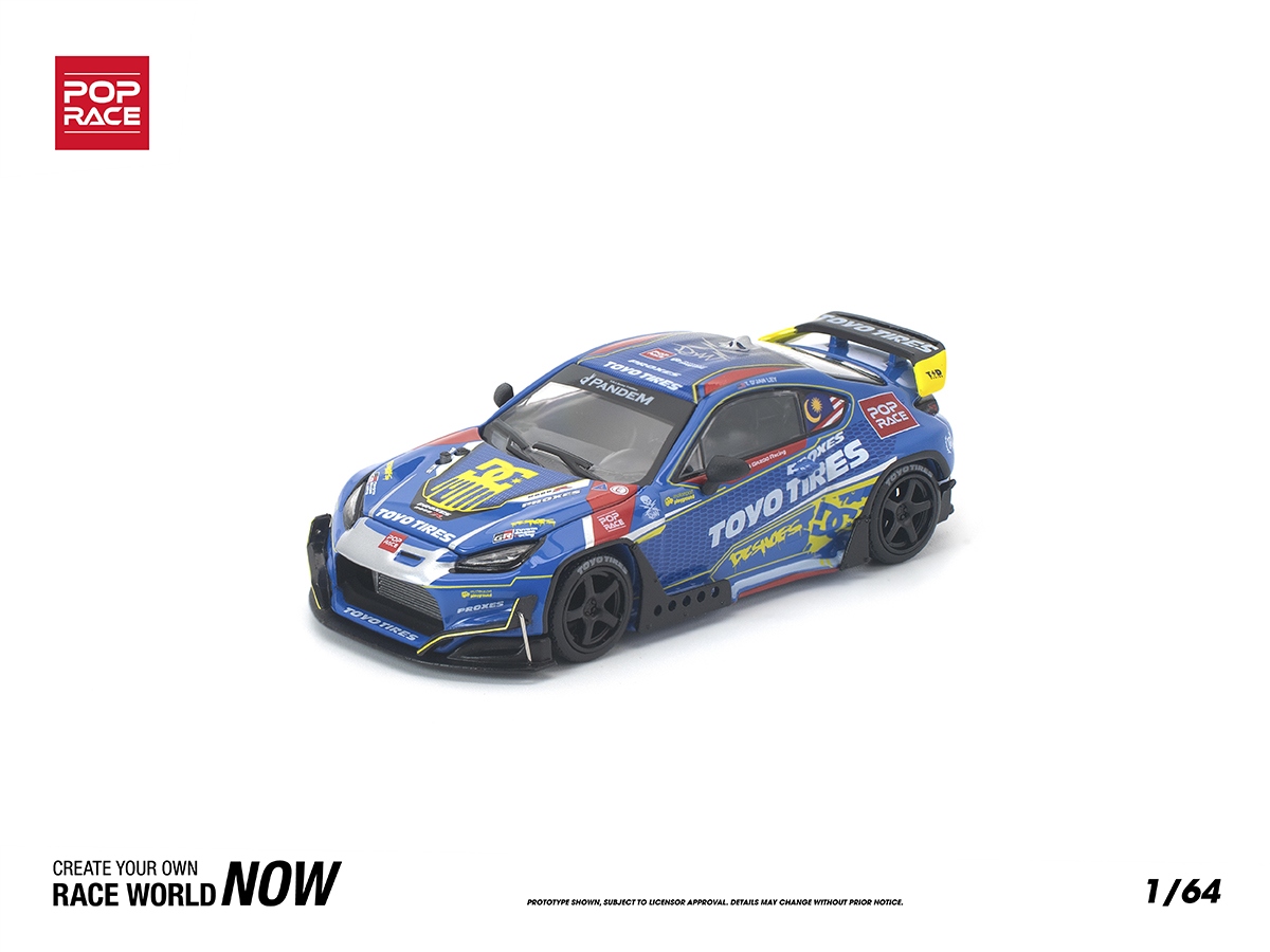 Toyota GR86 Pandem Body Kit Tengku Djan Ley 1:64 POP RACE