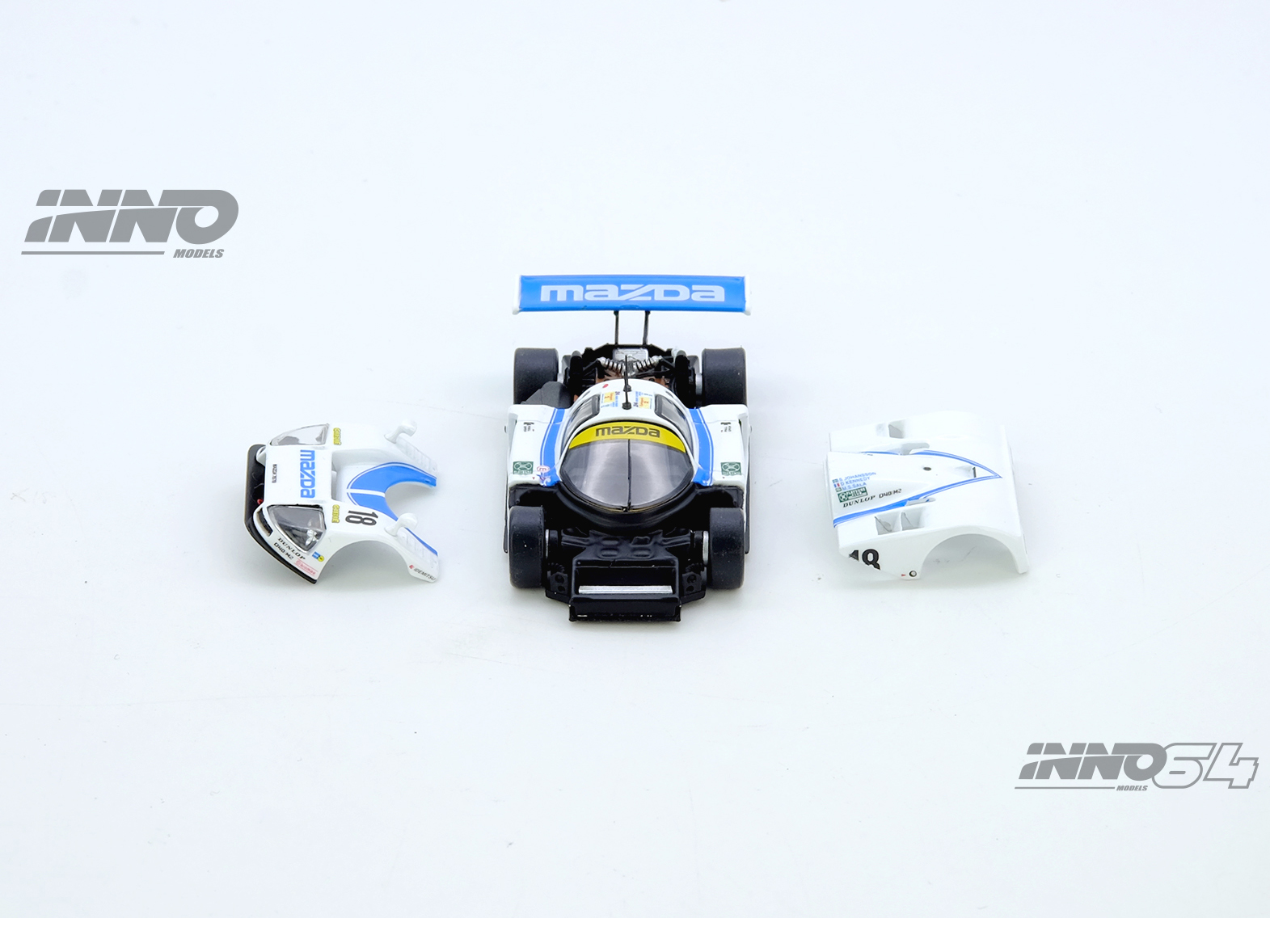 MAZDA 787B No.18 59th 24 Hours Le Mans 1991 1:64 INNO64 - Atacado