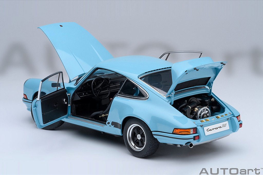 Porsche 911 Carrera 2.7 RS 1:18 Autoart Azul - Atacado de Miniaturas