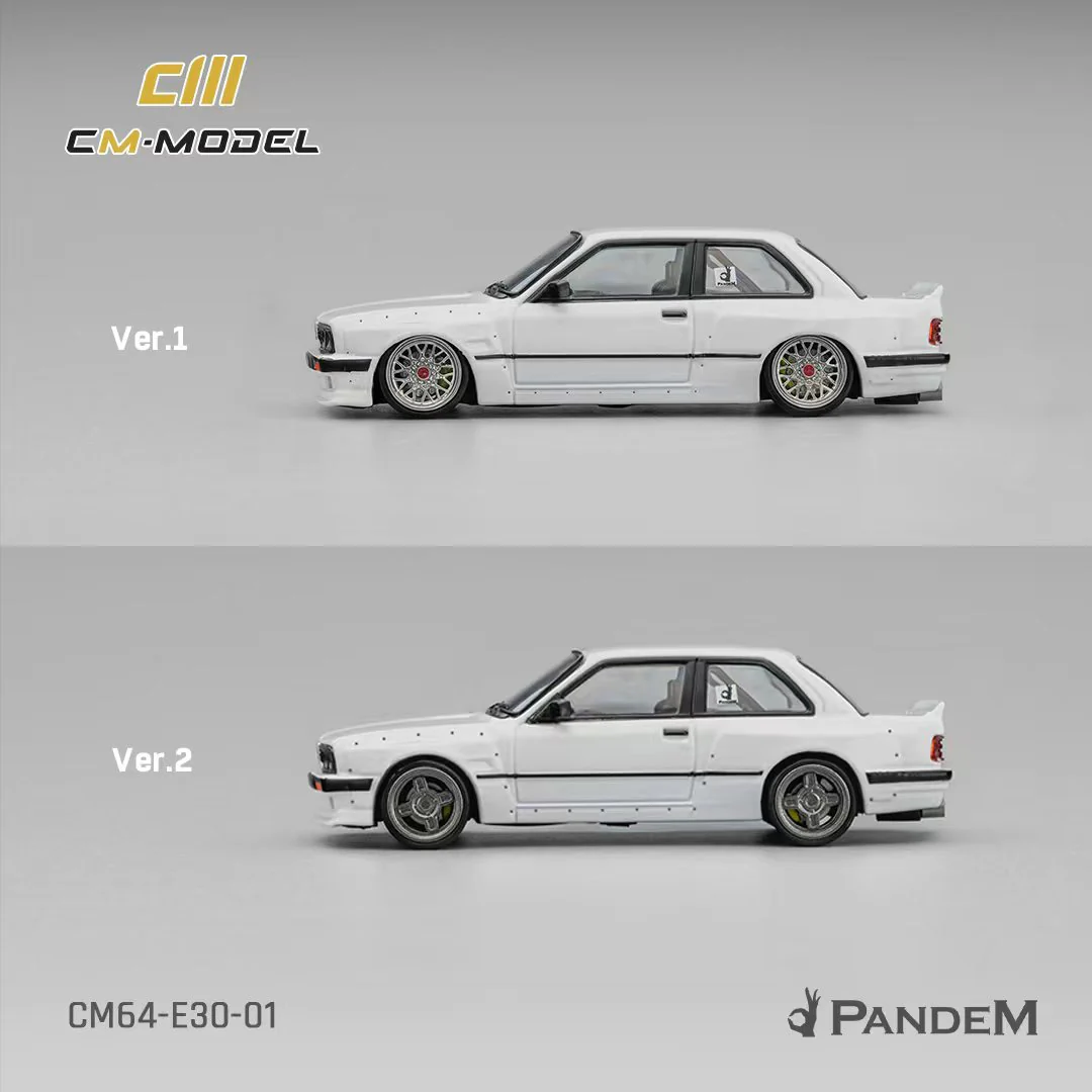 Pandem M3 E30 1:64 CM Model Branco - Atacado de Miniaturas