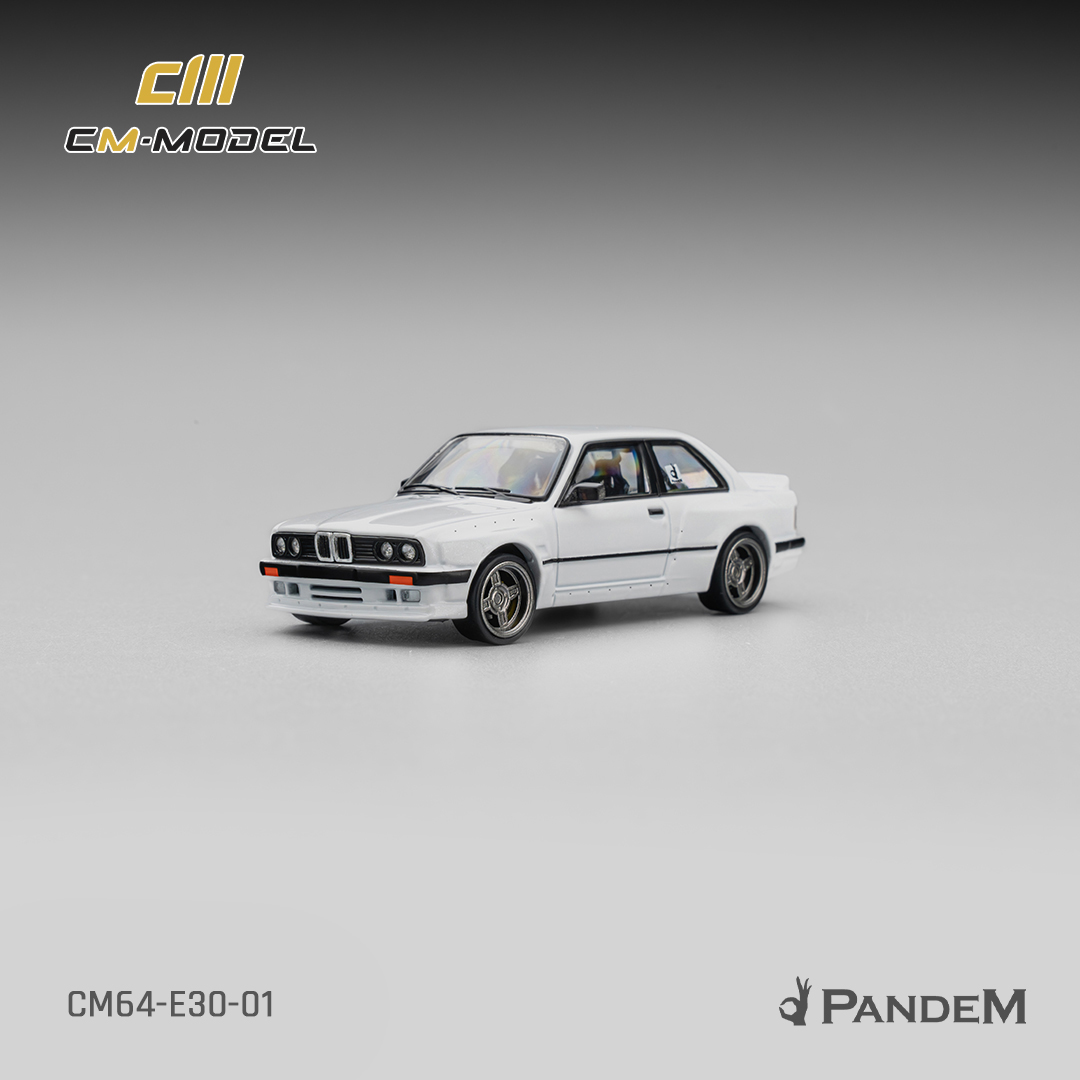 Pandem M3 E30 1:64 CM Model Branco - Atacado de Miniaturas