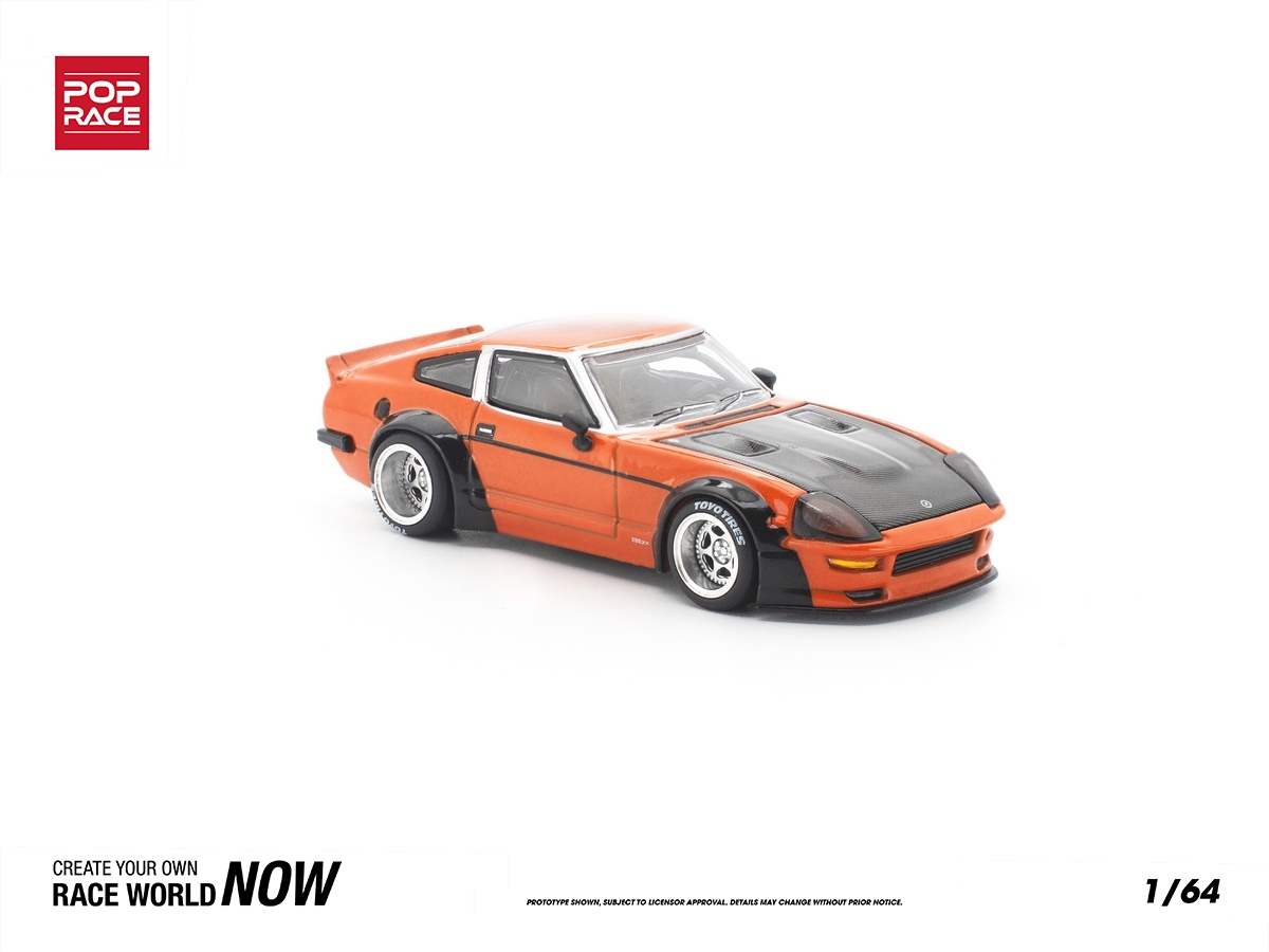 PRÉ-ORDER *** Pandem 280ZX 1:64 POP RACE Laranja - Atacado de