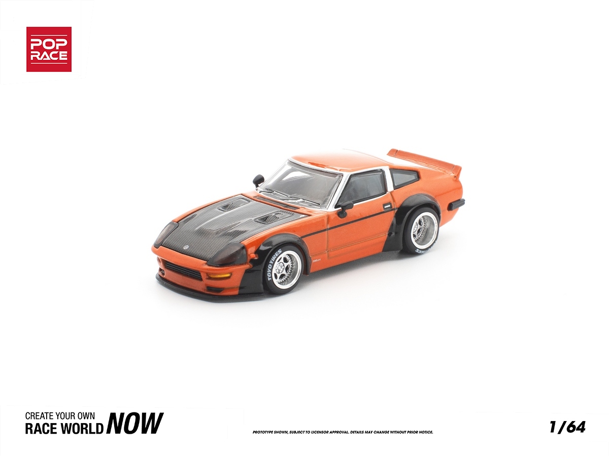PRÉ-ORDER *** Pandem 280ZX 1:64 POP RACE Laranja - Atacado de