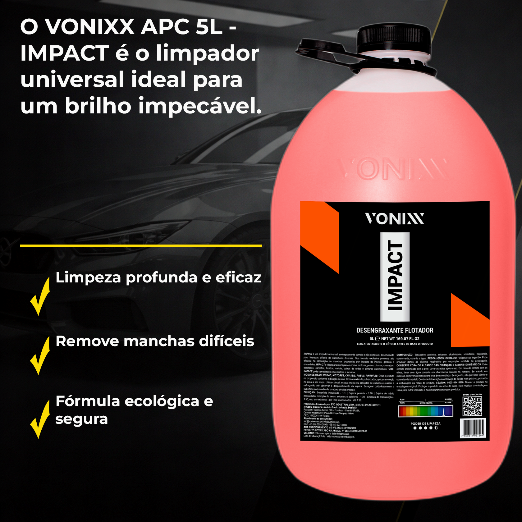 Vonixx APC 5L | Oferta Exclusiva - PRODUTOS PARA ESTÉTICA AUTOMOTIVA