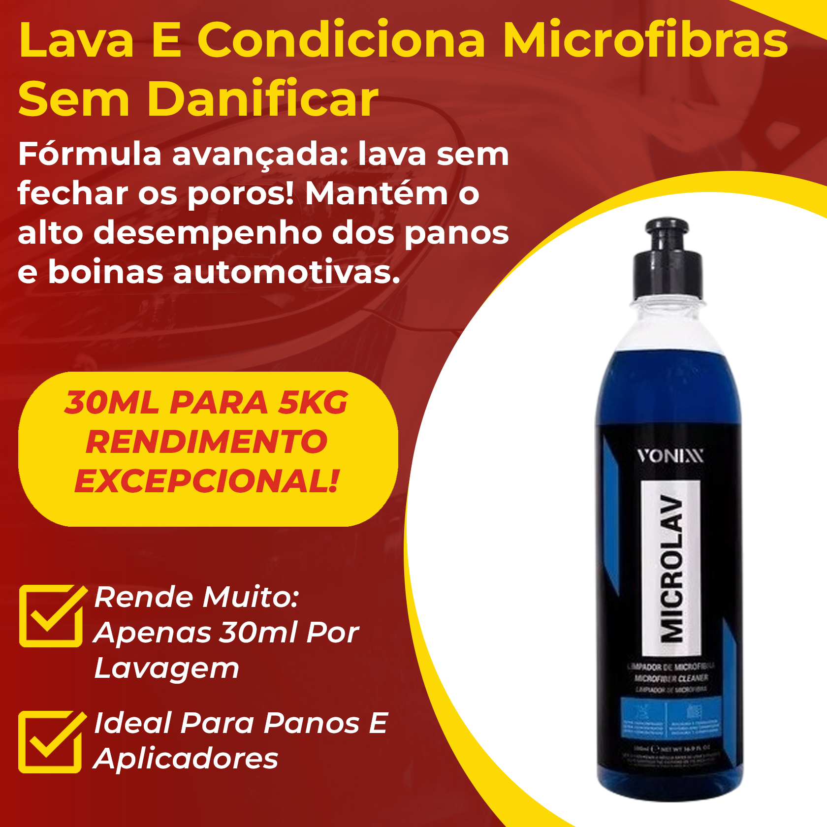 Vonixx Microlav 500ml | Oferta Imperdível - PRODUTOS PARA ESTÉTICA