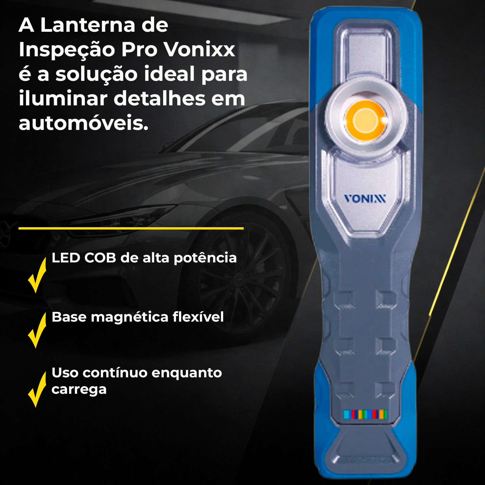 Lanterna Vonixx Pro 900LM | Iluminação Precisa - PRODUTOS PARA