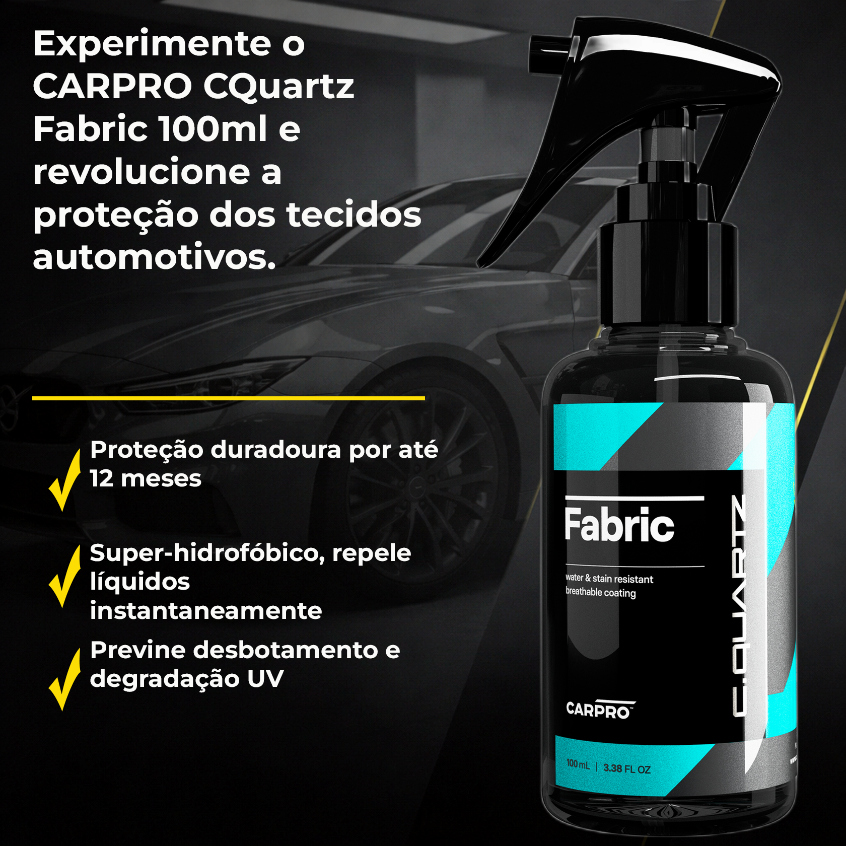 Carpro CQuartz Fabric: Revestimento Impermeabilizante para Tecidos