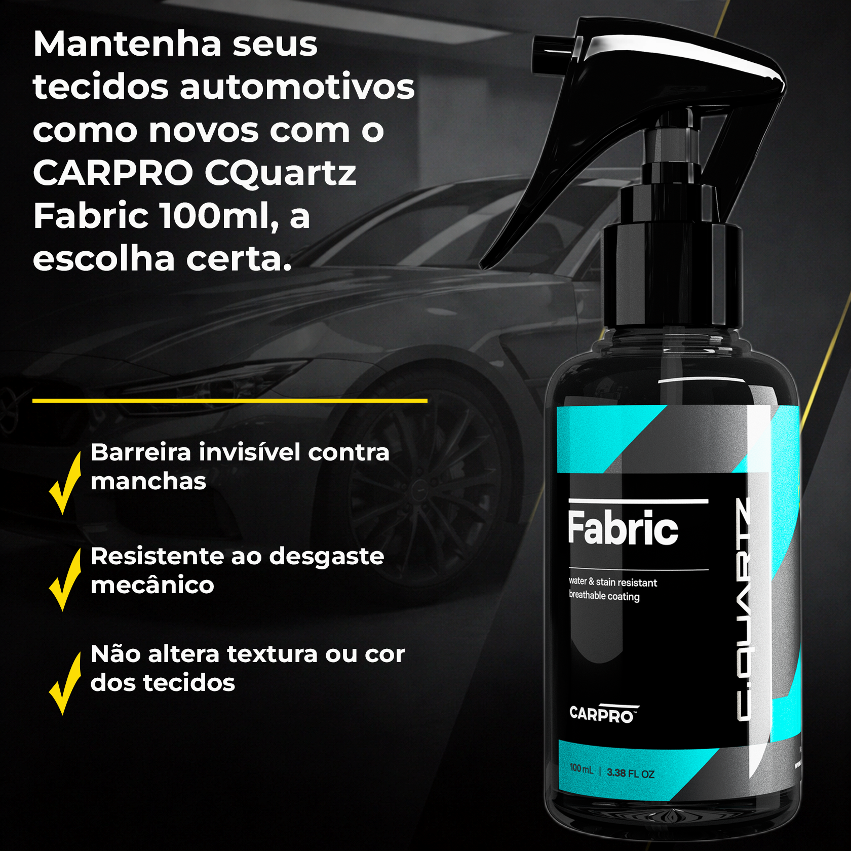 CQuartz Fabric 100ml | Proteção Avançada - PRODUTOS PARA ESTÉTICA