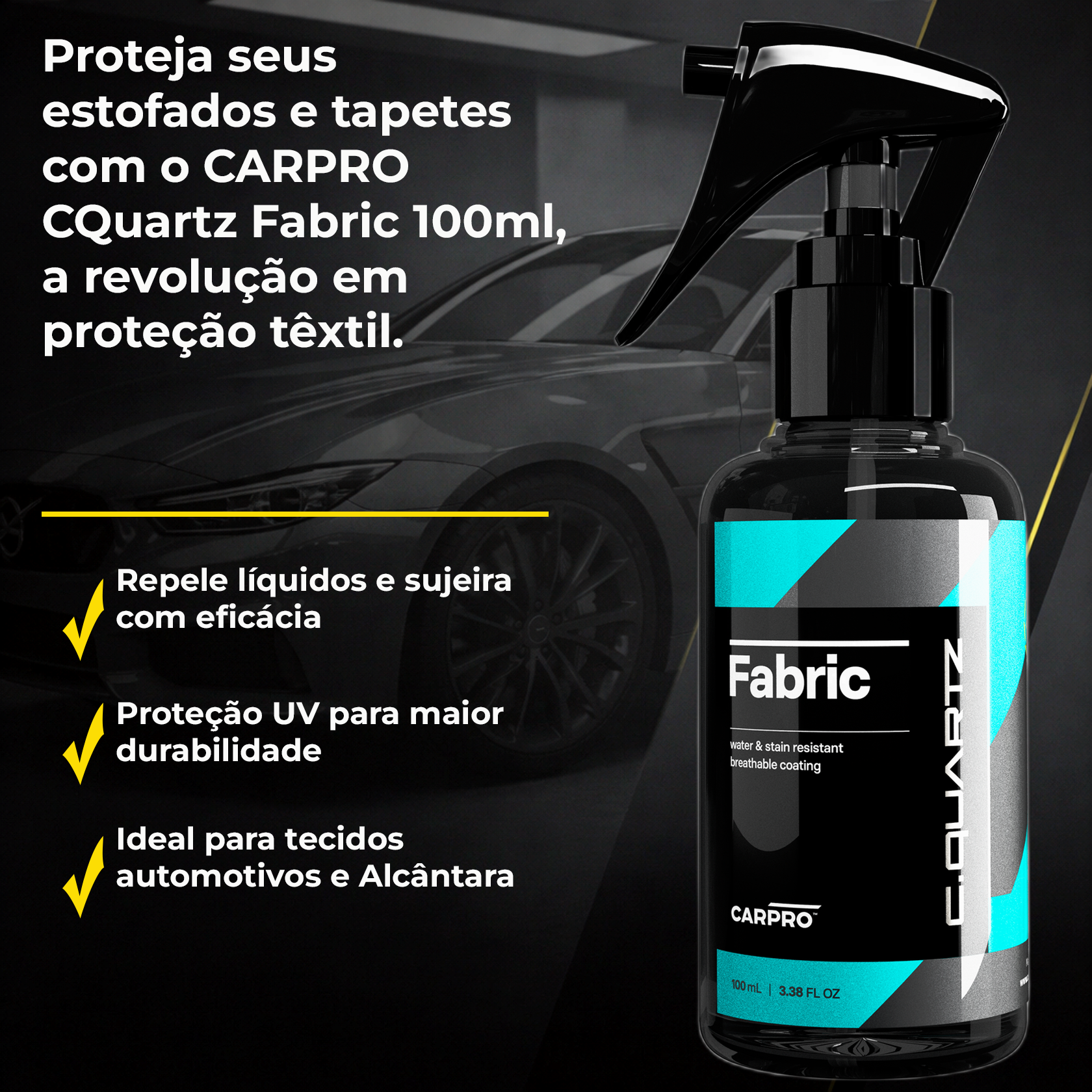 CQuartz Fabric 100ml | Proteção Avançada - PRODUTOS PARA ESTÉTICA