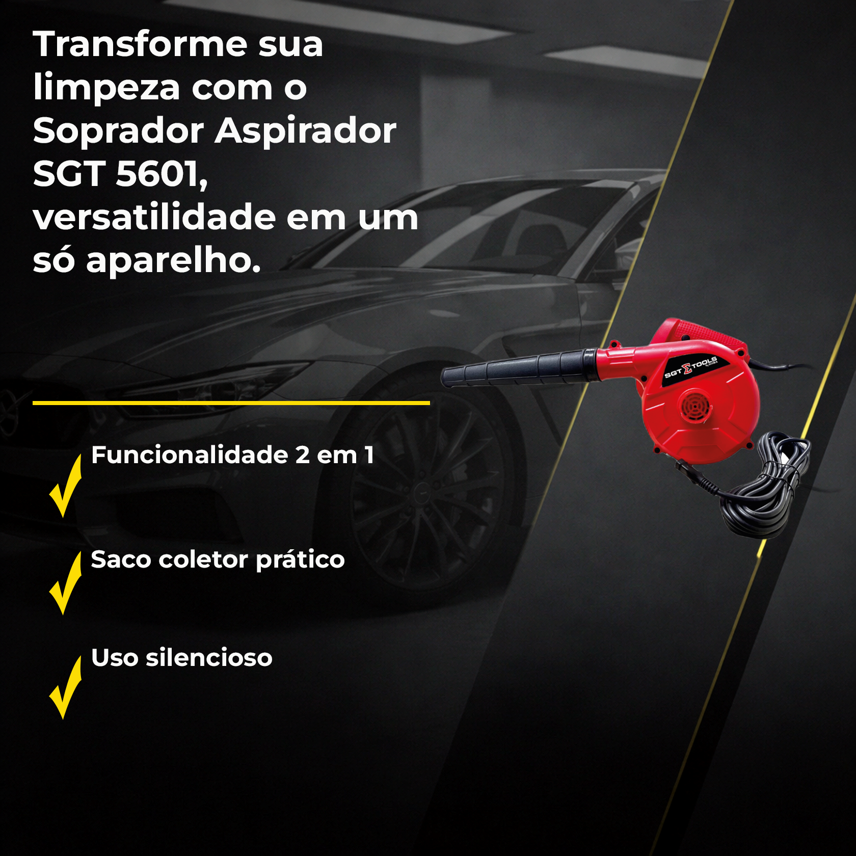 Sigma SGT5601 600W | Versatilidade e Eficiência - PRODUTOS PARA