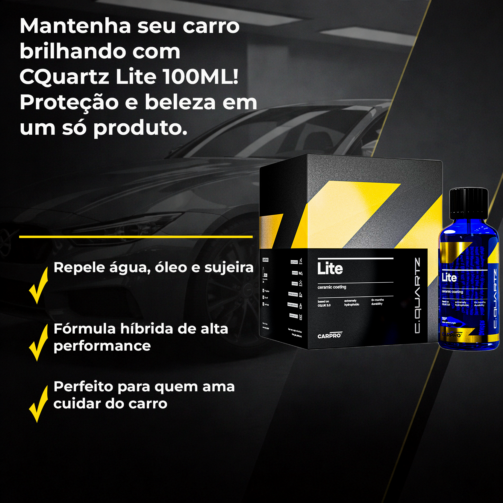 CQuartz Lite - Revestimento Cerâmico Fácil de Aplicar | CarPro