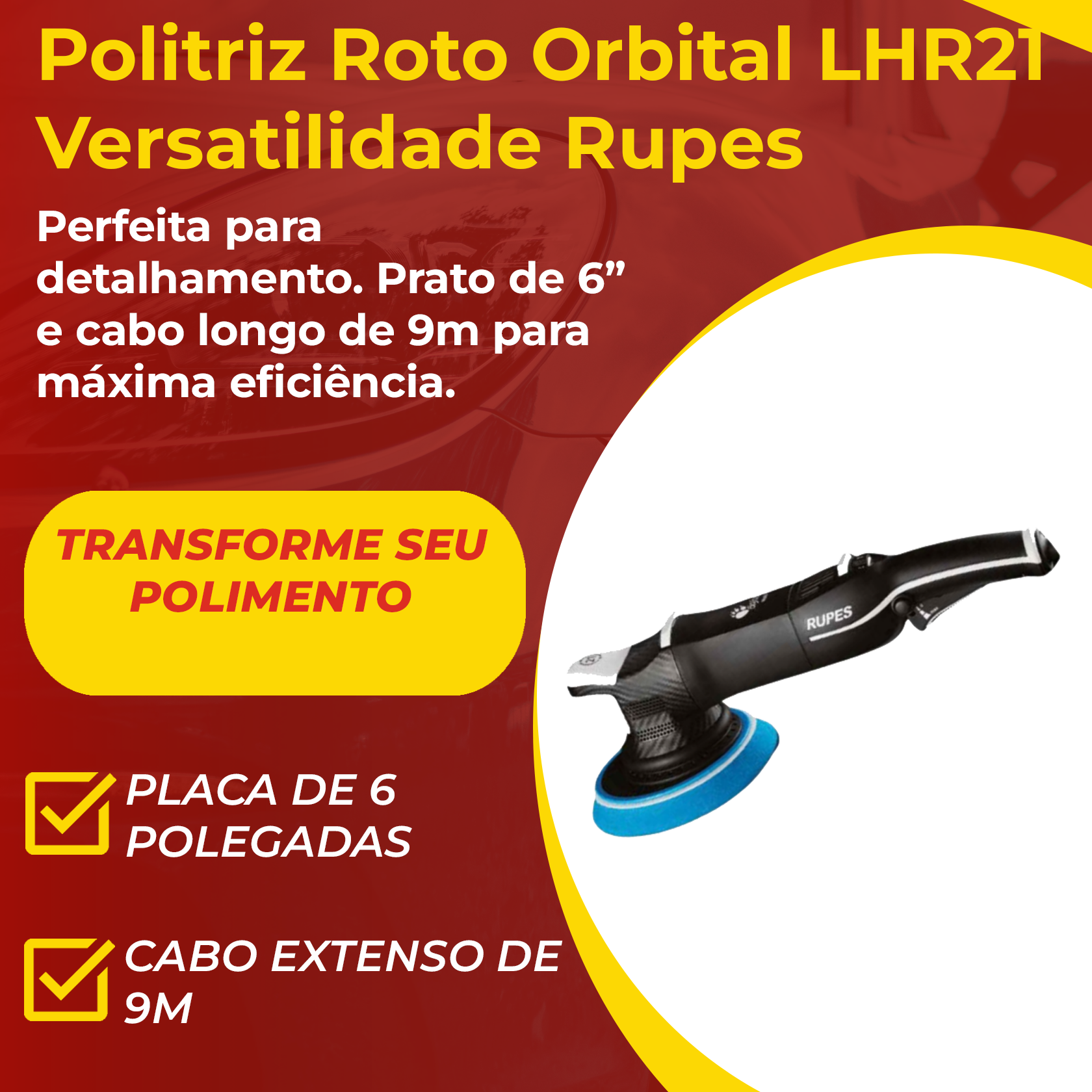 olitriz Roto Orbital LHR21 Mark V | Alta Performance e Precisão