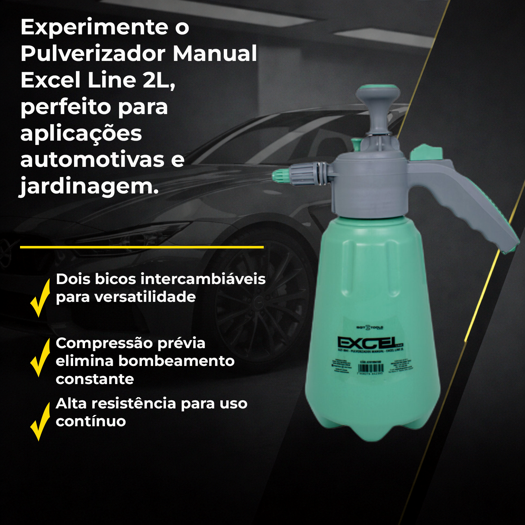 Sigma Pulverizador Manual Excel Linha 2L|Alta Autonomia