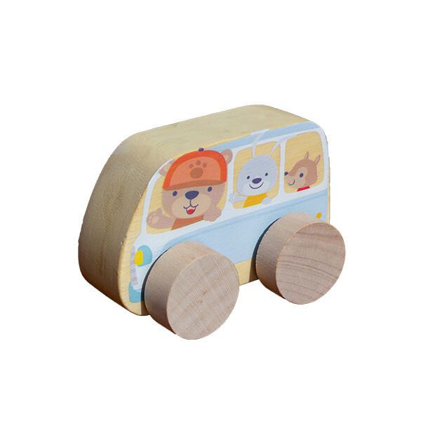 Carrinho de Madeira - Ônibus Baby