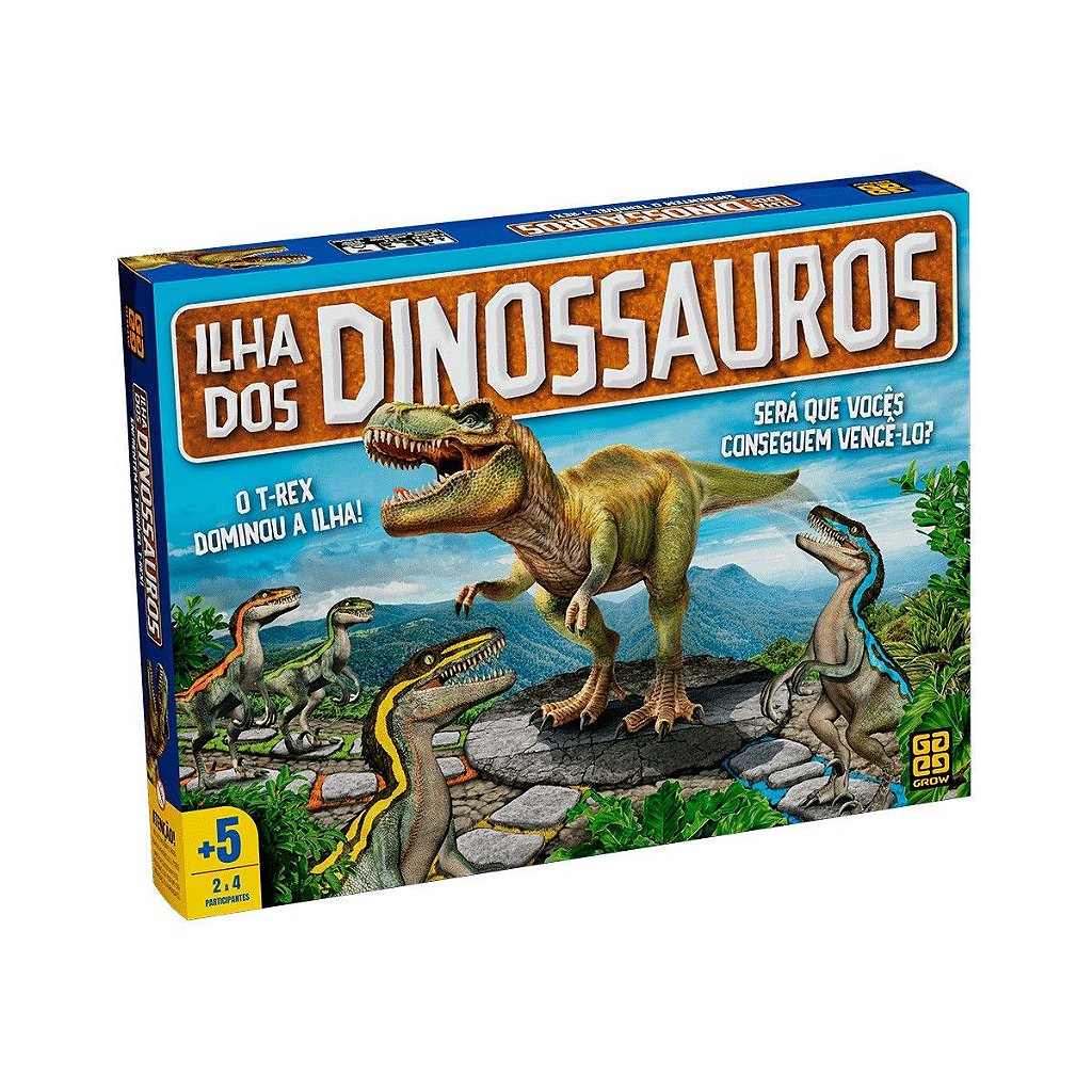 Jogo De Cartas Infantil Super Trunfo Dinossauros - Grow