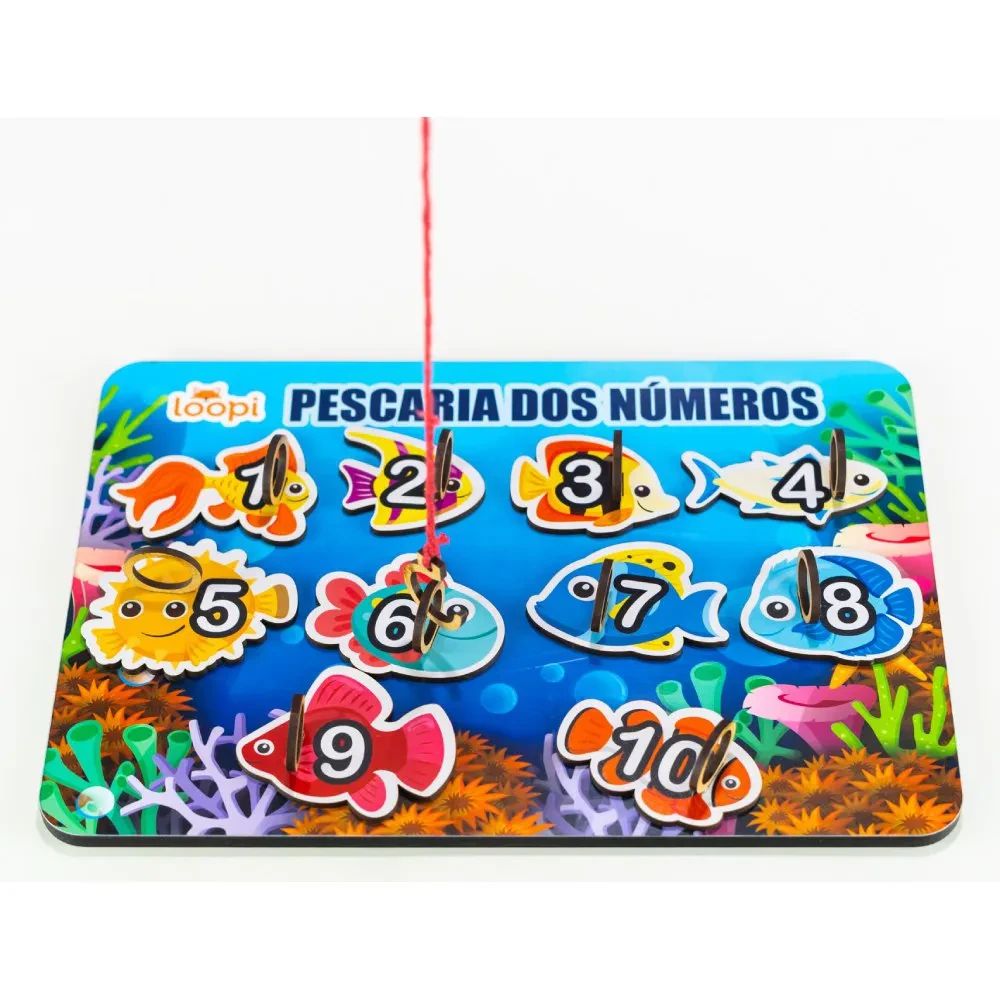 Jogo Pescaria dos Números
