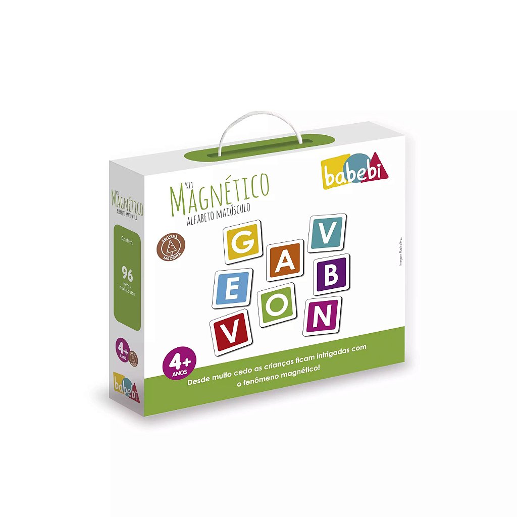 Kit Magnético Alfabeto Maiúsculo