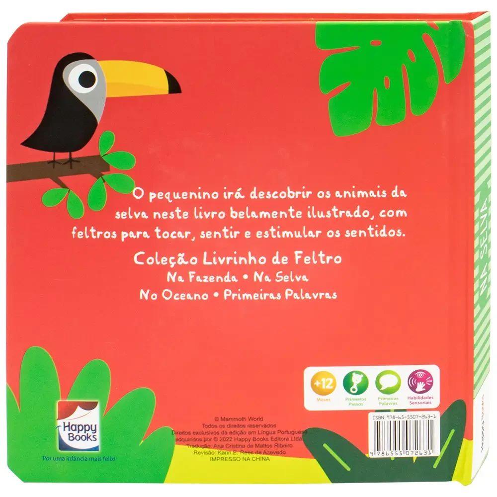 Livrinho de Feltro: Na Selva