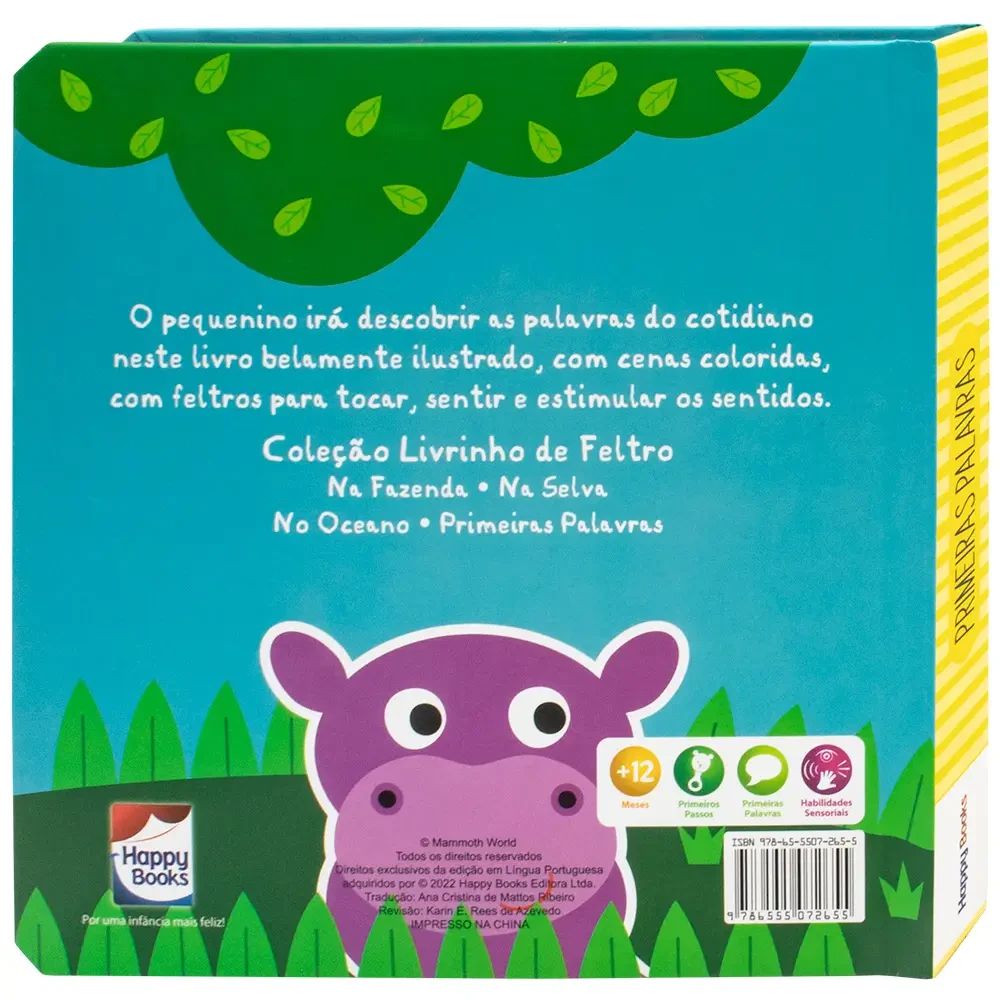 Livrinho de Feltro: Primeiras Palavras
