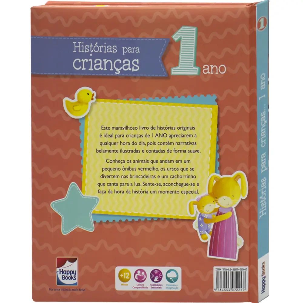 Livro Histórias para Crianças: 1 Ano