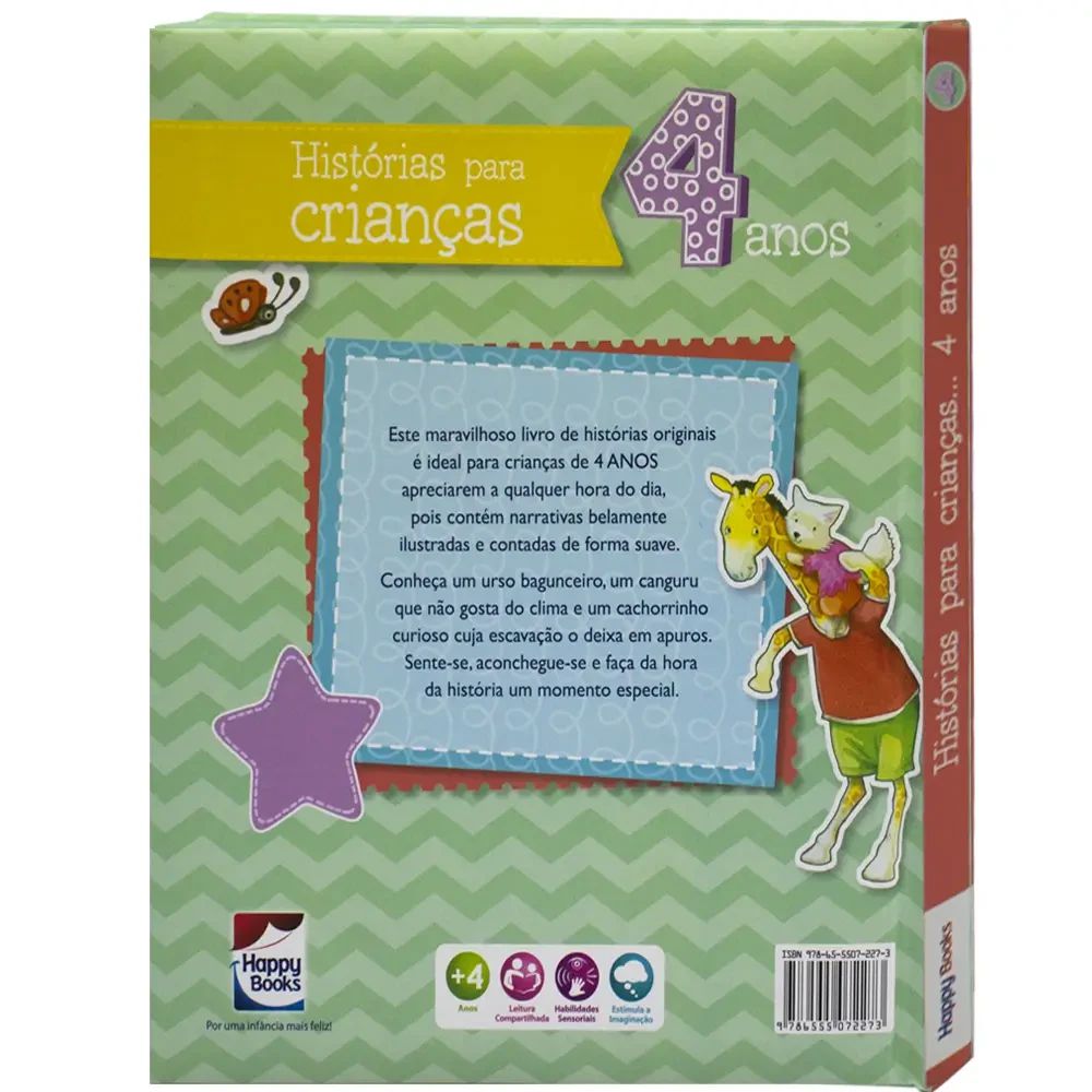 Livro Histórias para Crianças: 4 Anos